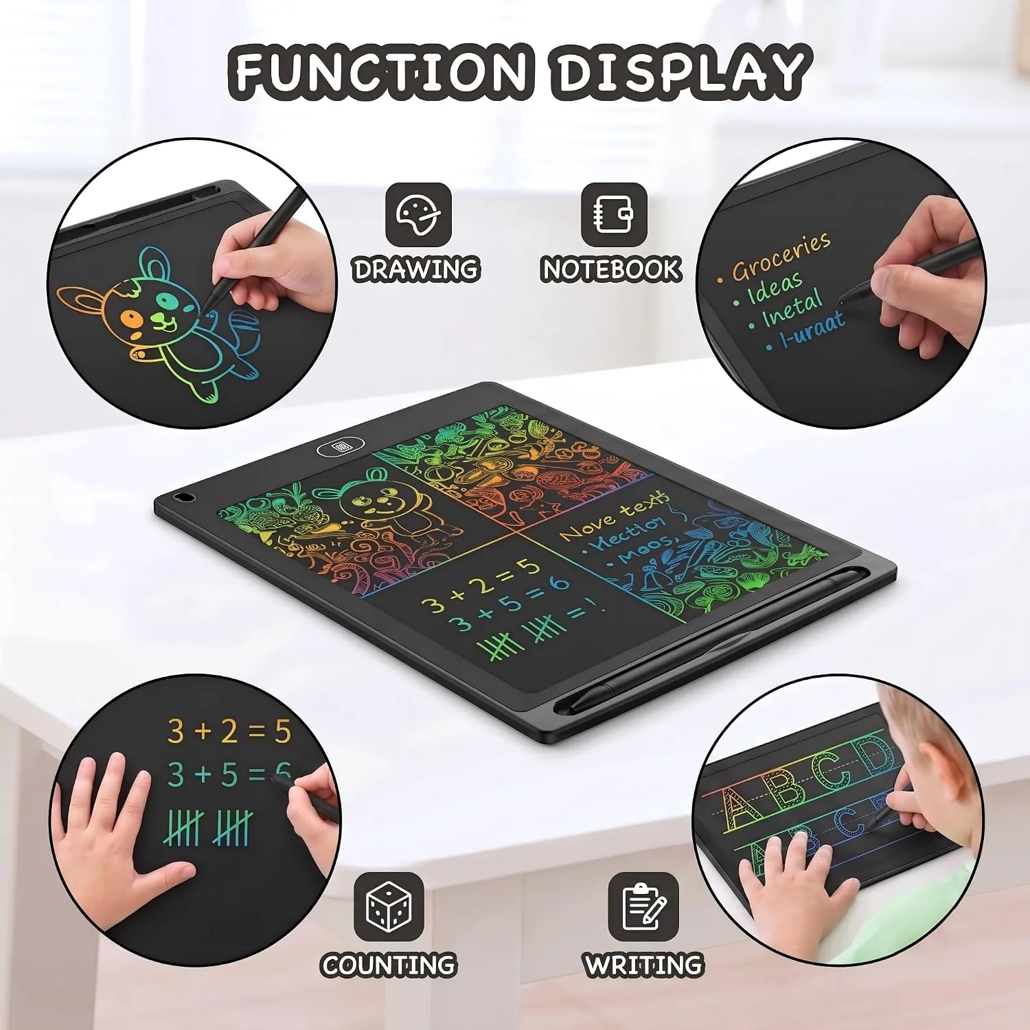 Party Favors for Kids, 20 Pack 8.5 Inch LCD Writing Tablet for School Classroom Rewards, Bulk Birthday Gifts for Boys & Girls Age 3-8, Mess-Free Travel Toys for Toddlers & Preschool Learning