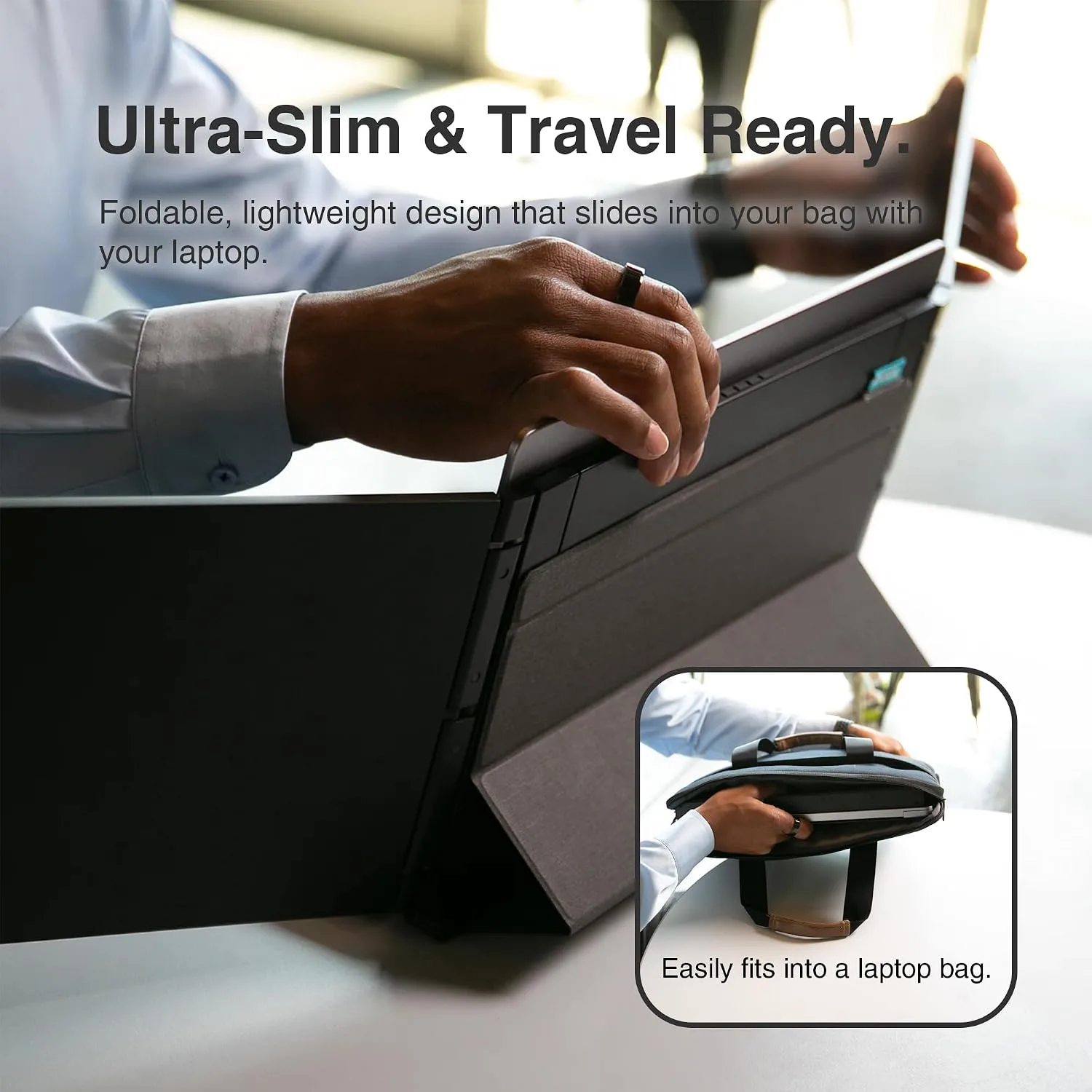 Trio 3 Pro 14.1" 1400p Mobile Pixels Portable Laptop Monitor(2026 Version)