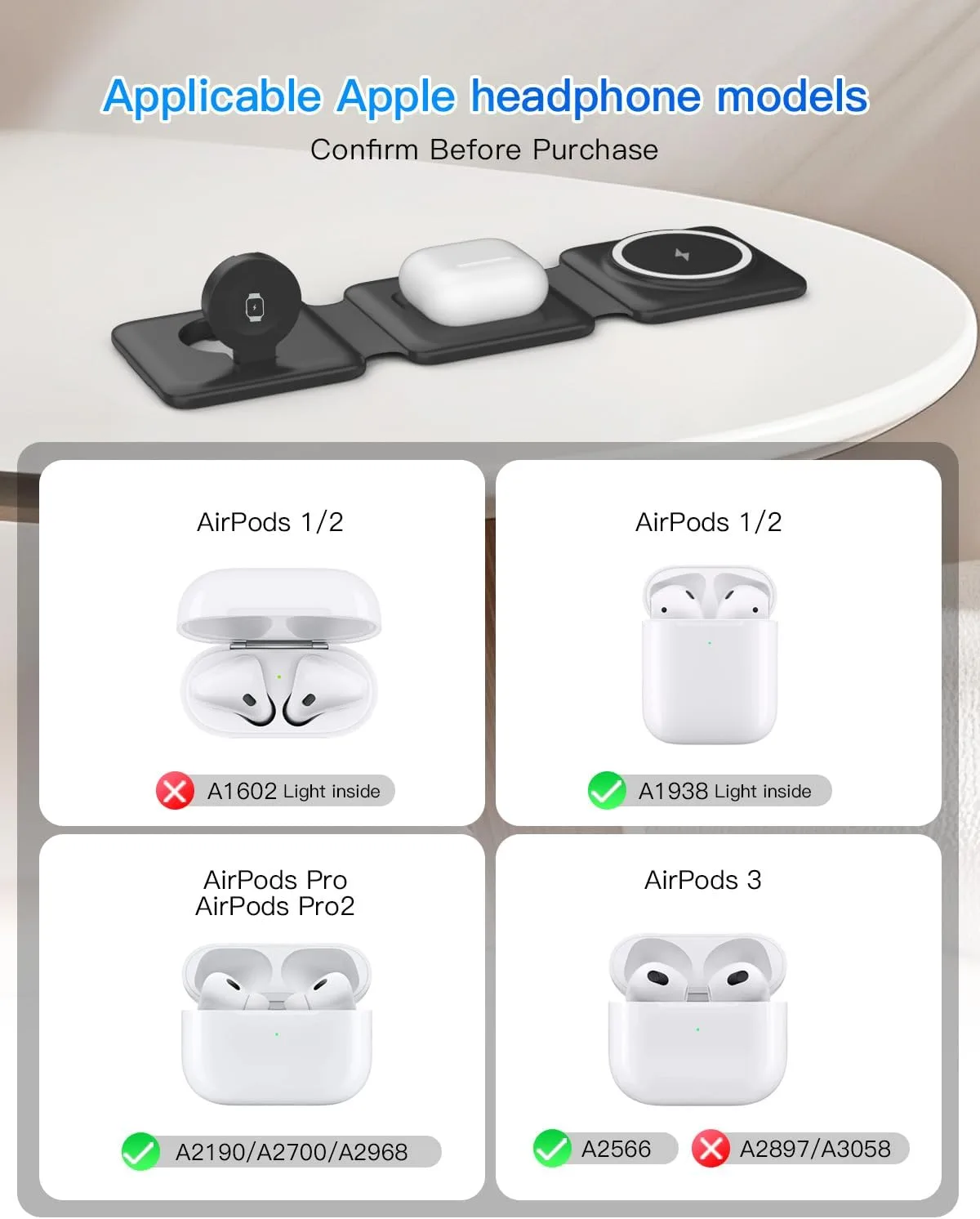 Fold Magnetic Wireless Charger for iPhone: Compact Charging Pad Fit Travel