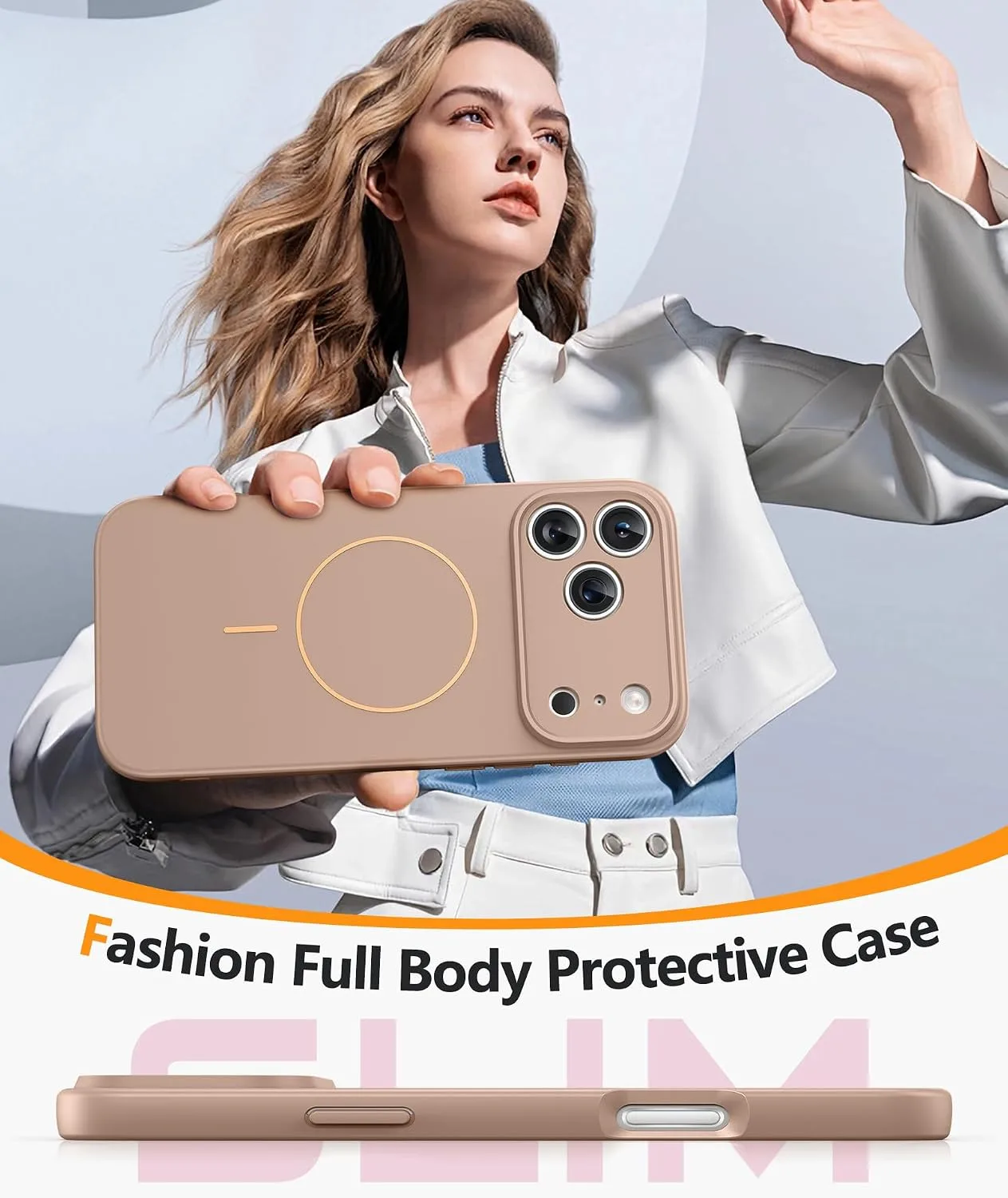 FNTCASE for iPhone 18 Pro Case/iPhone 17 Pro Case, Fit for Magsafe