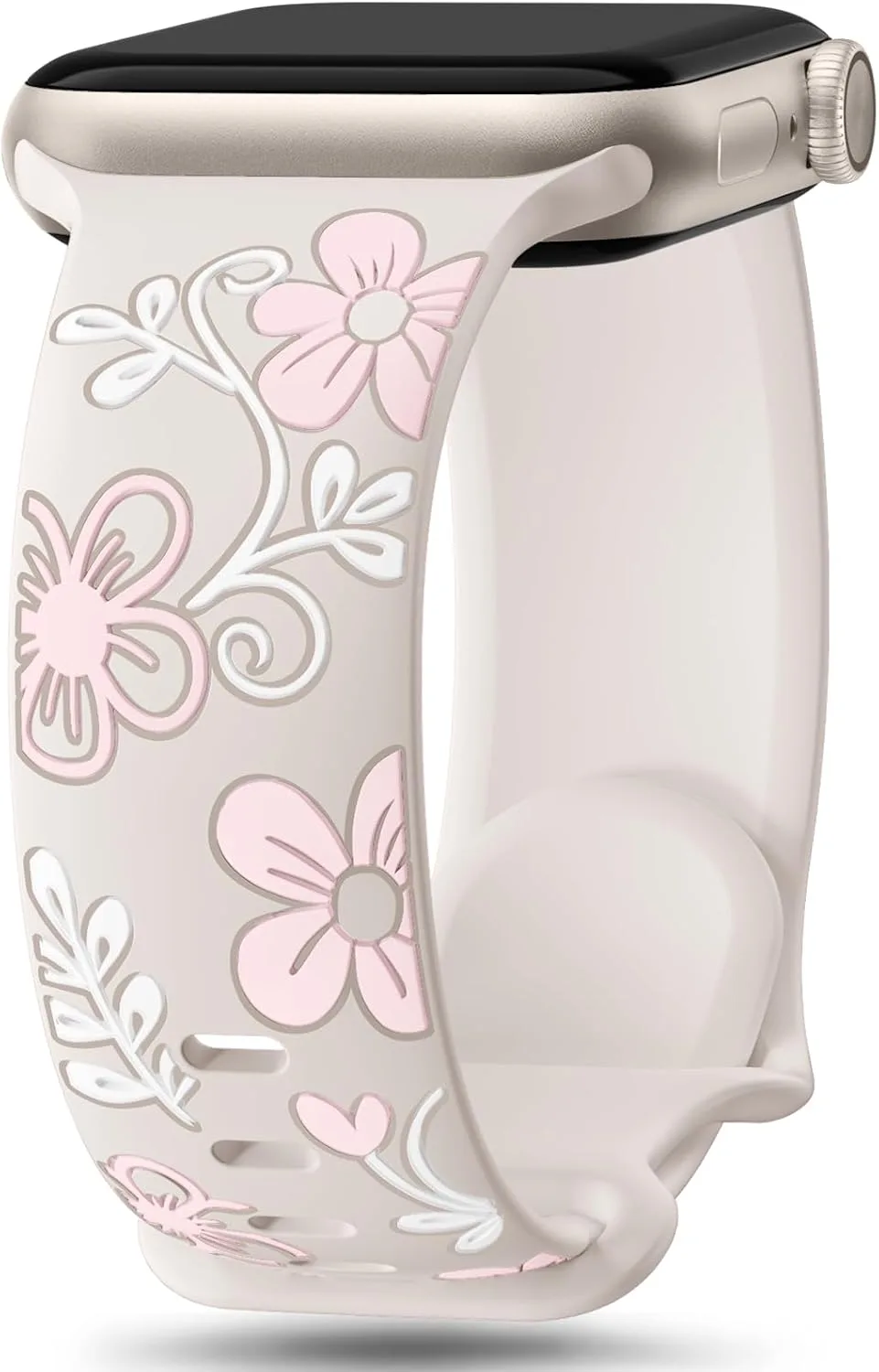 Correa para Apple Watch Witzon de silicona floral para mujer