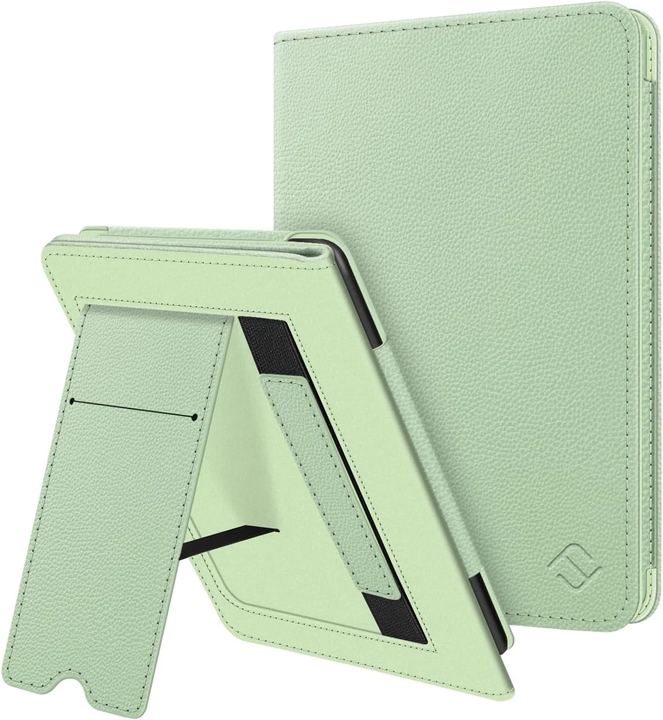 Fintie Stand Case for 6" All-New Kindle (11th Generation-2024/2022 Release) - PU Leather Cover with Auto Sleep/Wake Card Slot & Hand Strap for Kindle 2024/2022 11th Generation e-Reader, Mint Green