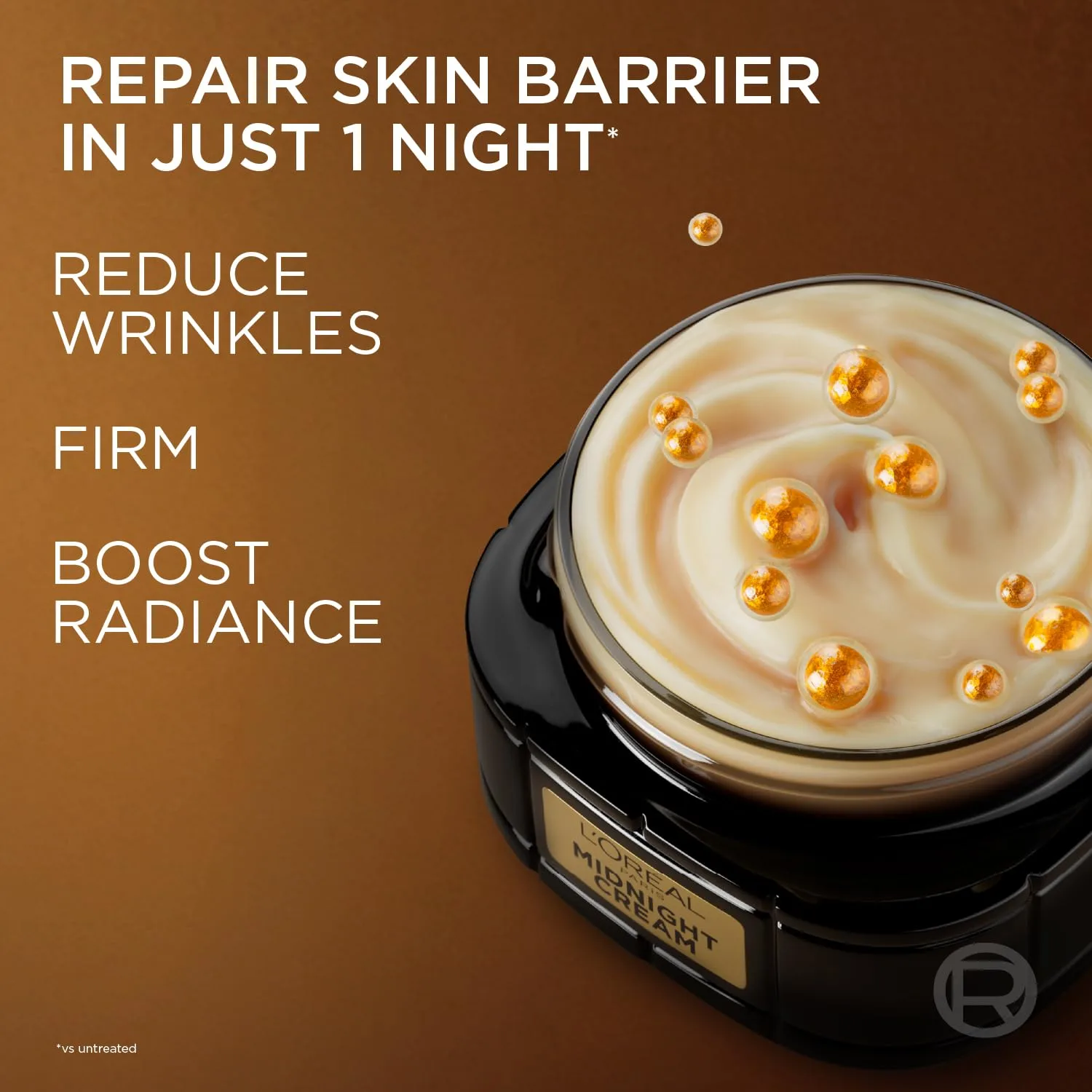 L'Oreal Paris Age Perfect Anti-Aging Midnight Cream 1.7 Oz + Serum Sample