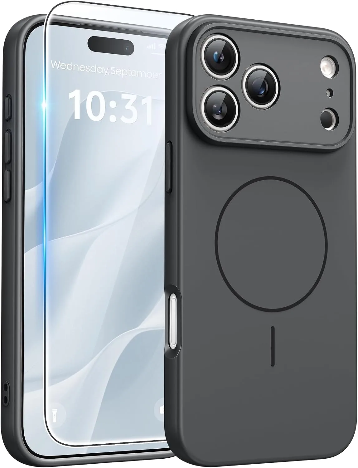 Carcasa Fntcase para iPhone 17 Pro con Magsafe Gris