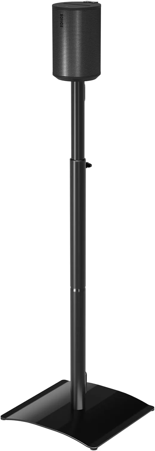 Mounting Dream Speaker Stand for Sonos Era 100, One, One SL, Play:1, Height Adjustable 32.5"- 42", Single Surround Sound Speaker Stand with Cable Management, 13.2 LBS Loading MD5411