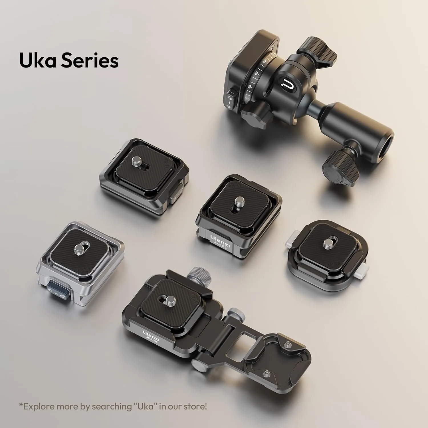 ULANZI UKA Stabilizer Quick Release Kit with QR Plate,Compatible with RS 2