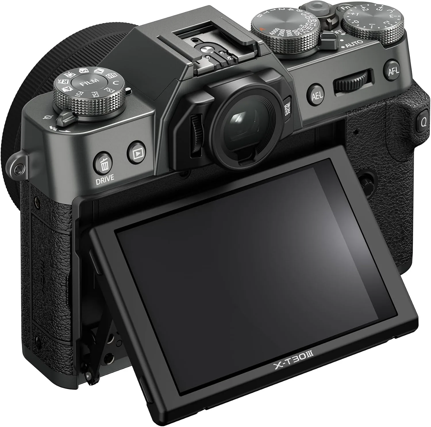 FUJIFILM X-T30 III Mirrorless Camera Body, with XC13-33mm Lens Kit, Charcoal Silver
