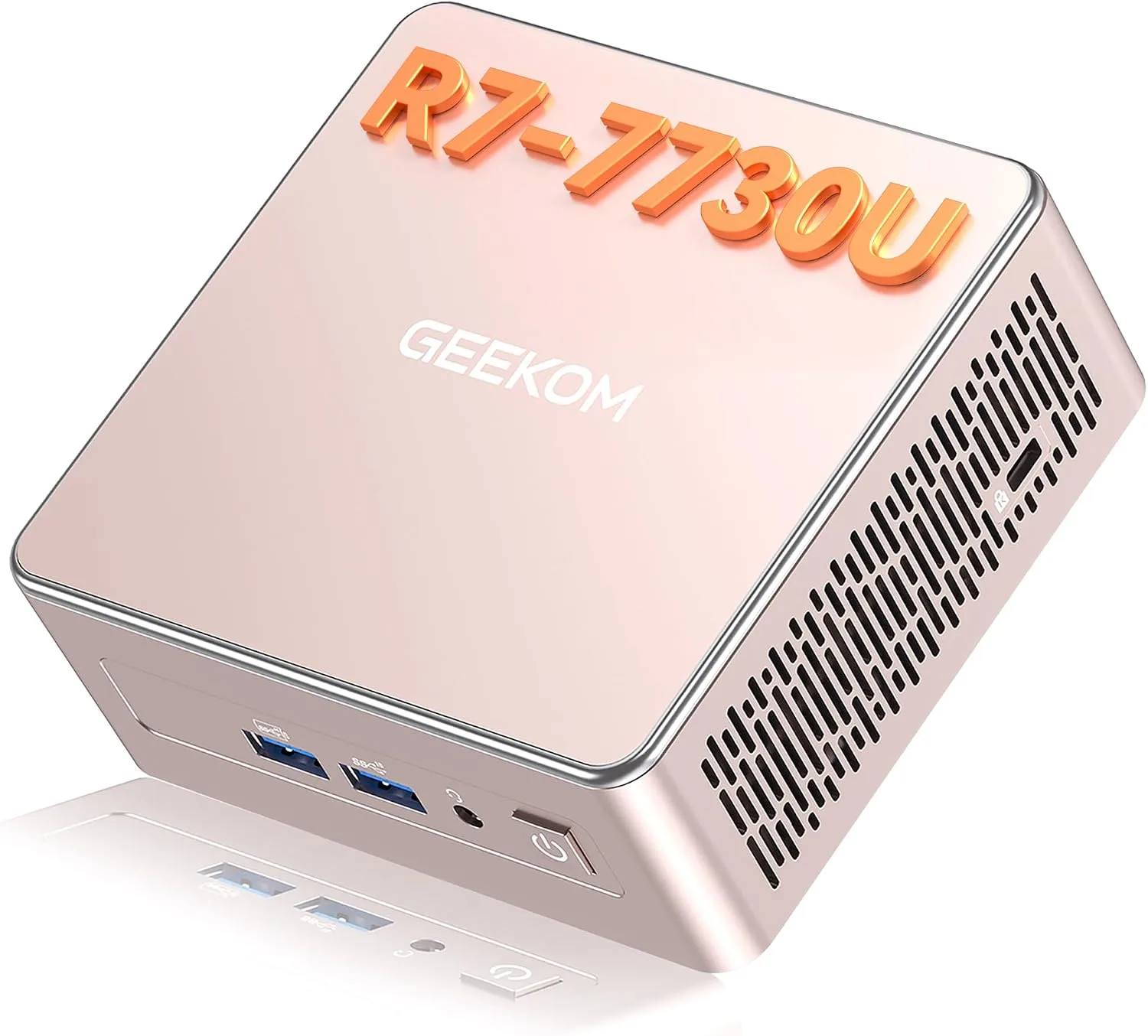 GEEKOM A5 2027-Ready Agentic AI Mini PC, Ryzen7 7730U|16GB RAM+500GB SSD