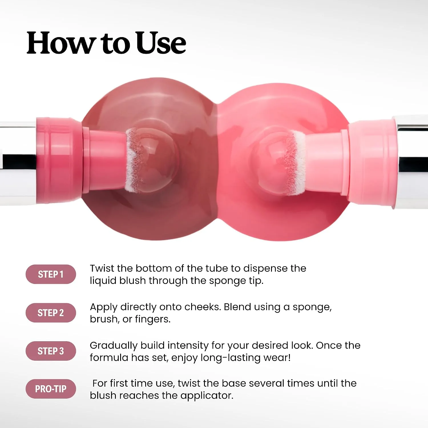 Sacheu Cheek STAY-N Liquid Blush, Dewy Finish, I'm Guilty