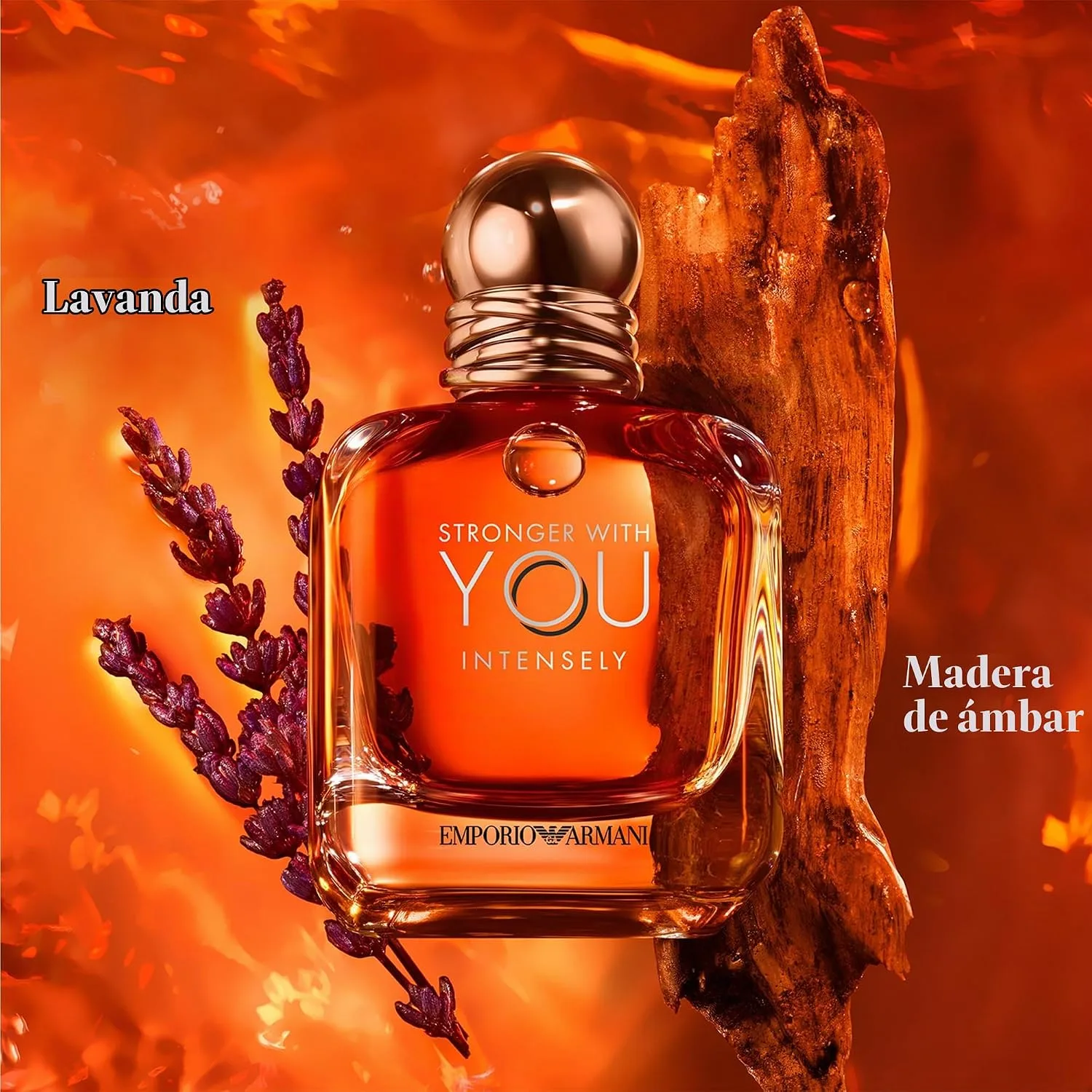 Armani Beauty Stronger With You Intensely - Warm & Spicy Cologne for Men