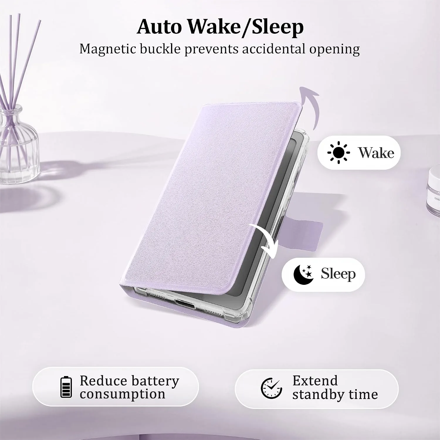 2in1 Case for Onyx BOOX Palma 2 Magnetic Detachable Folio Cover
