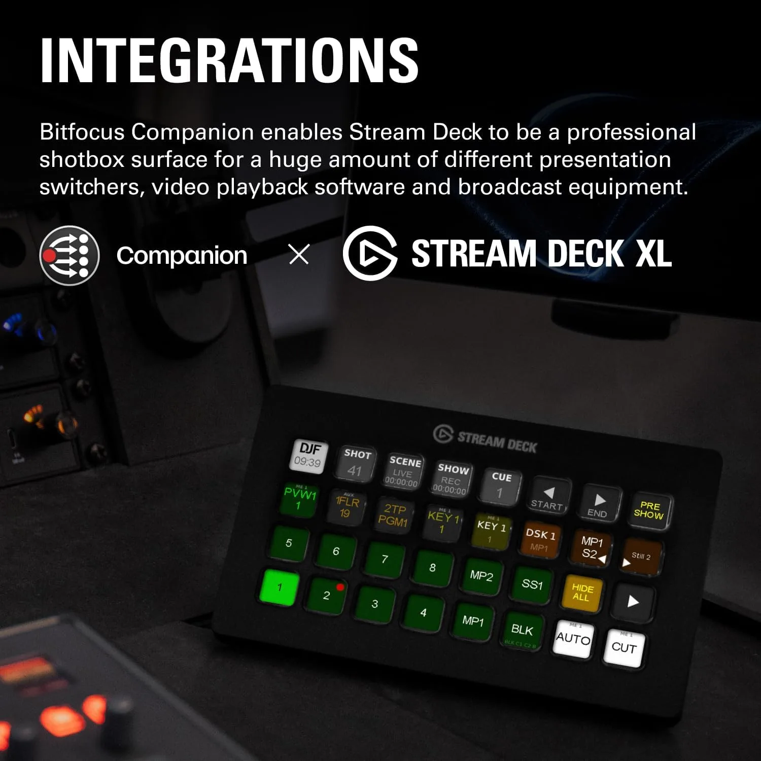 Elgato Stream Deck XL Advanced Studio Controller, 32 Keys