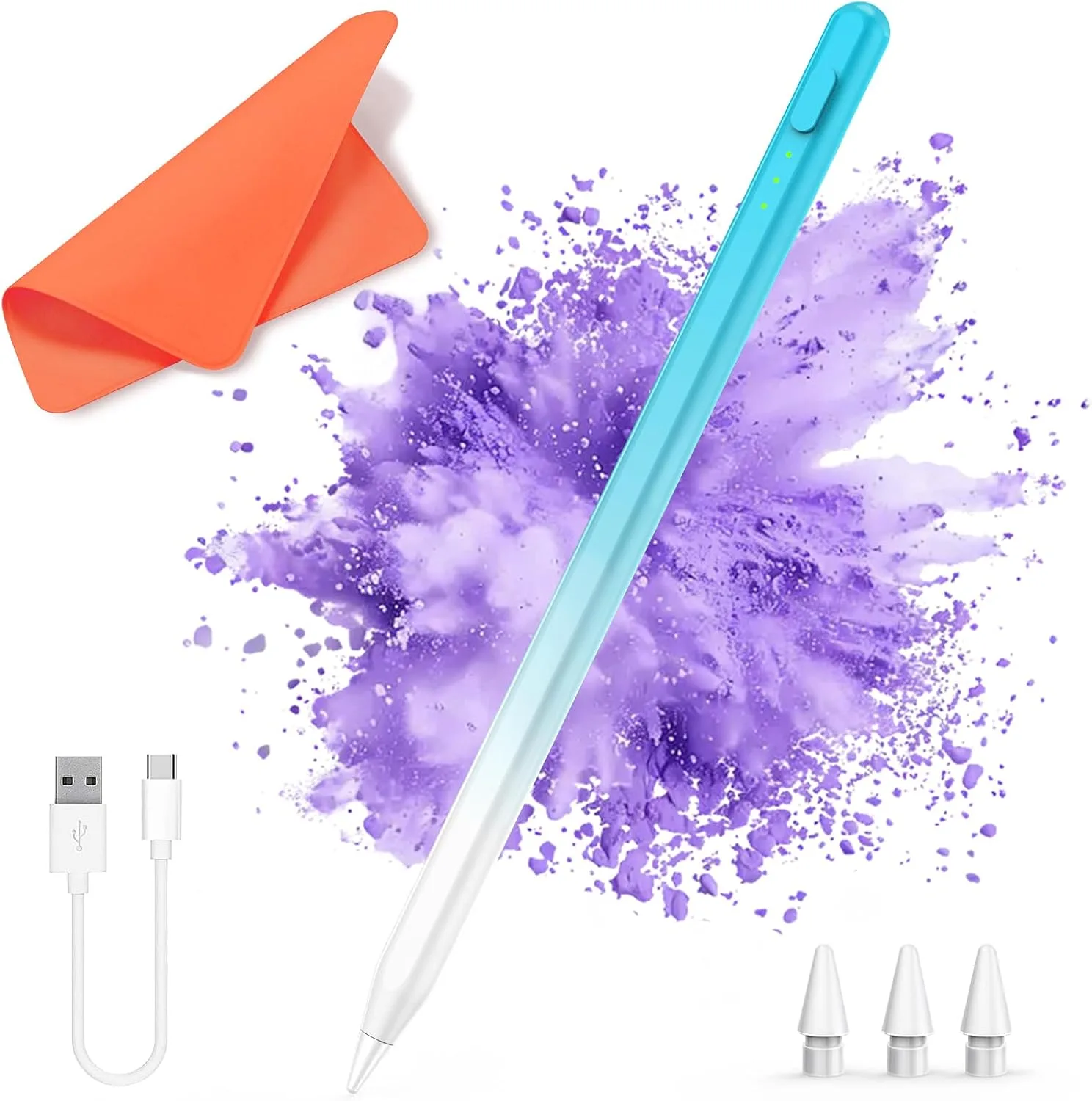 Lápiz Stylus para iPad Milikilo compatible 2018-2025 con carga rápida y sensibilidad al ángulo