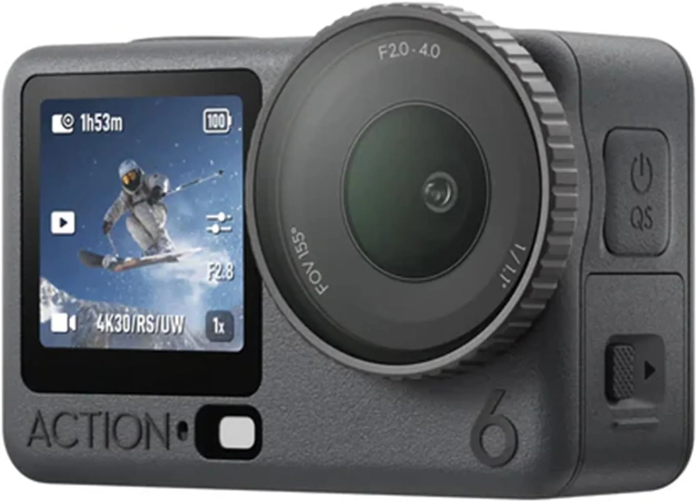 DJI Osmo Action 6 Adventure Combo 4K120fps, 1/1.1" Sensor, f/2-f/4, 4h Battery Bundle w/Sandisk Ultra microSDXC 128GB Memory Card + 2xDeco Essentials Clip-On Mini Lapel Mic +12 Month Protection Pack