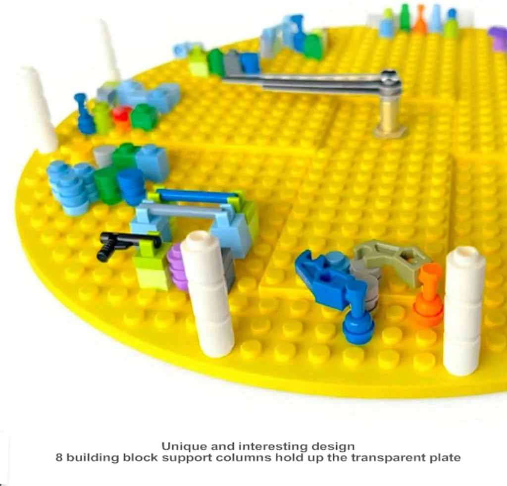 STEM Building Blocks Toy for Boys ages 6-12, DIY Educational Brick Kit