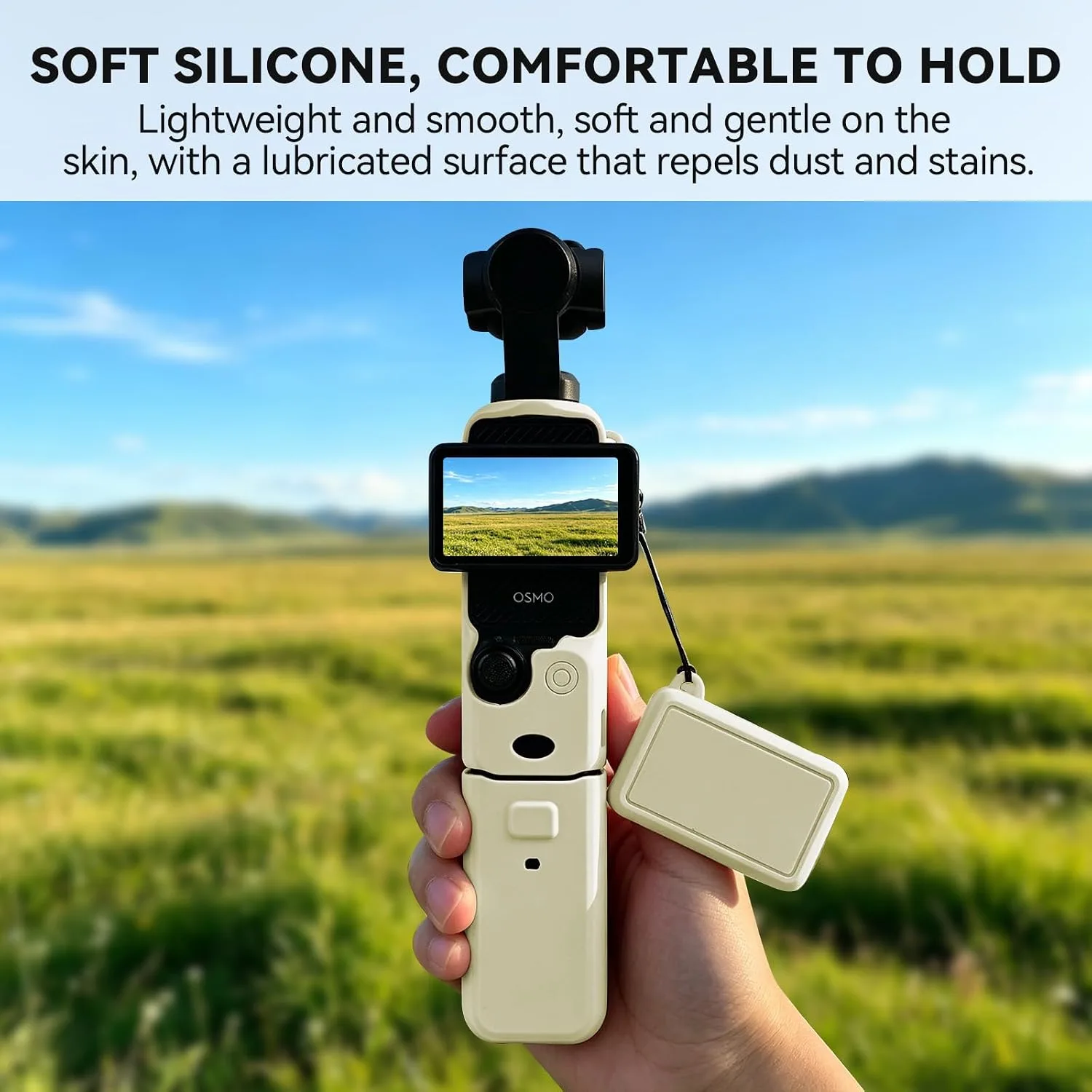 Protective Case for DJI Osmo Pocket 3/Xtra Muse Camera(Beige)