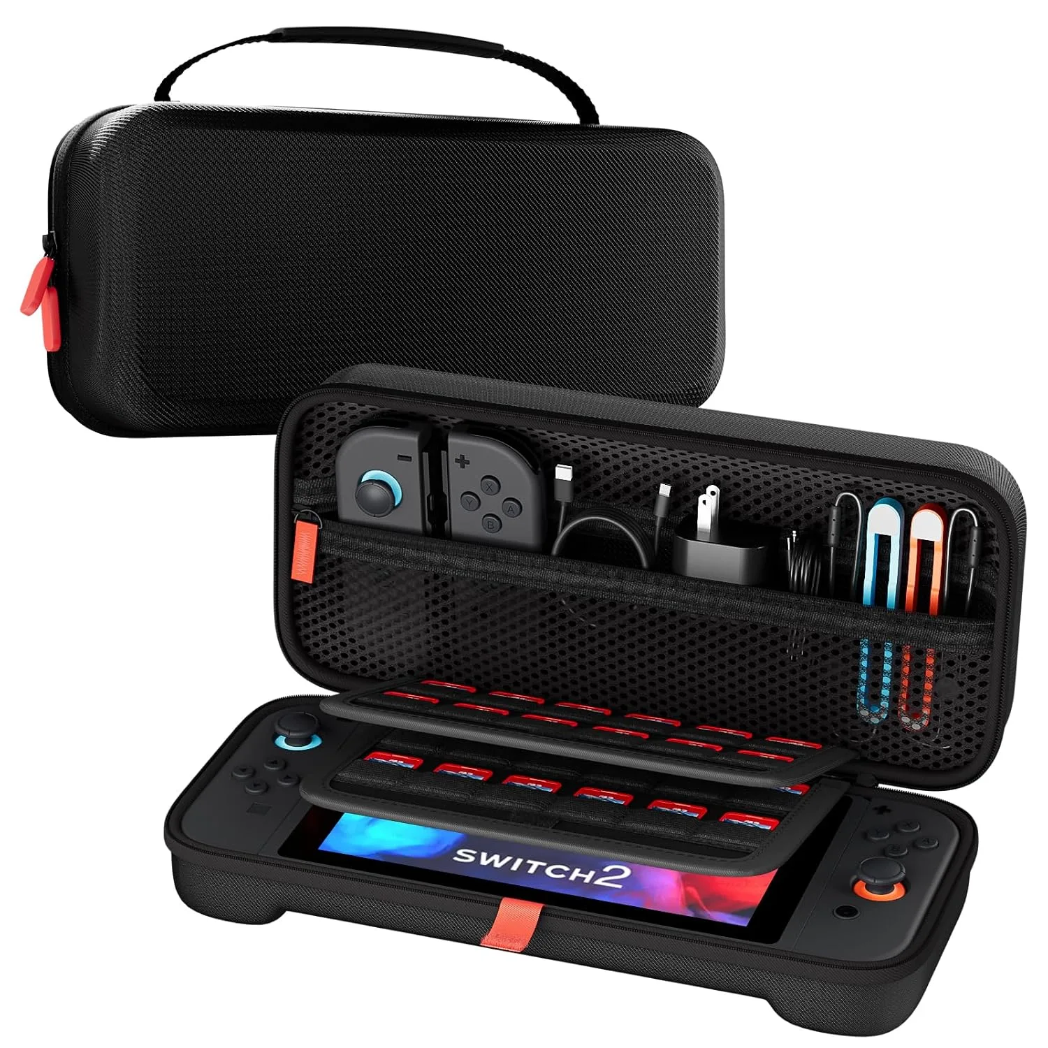 ProCase Carrying Case for Nintendo Switch 2 2025, Travel Case -Black, L