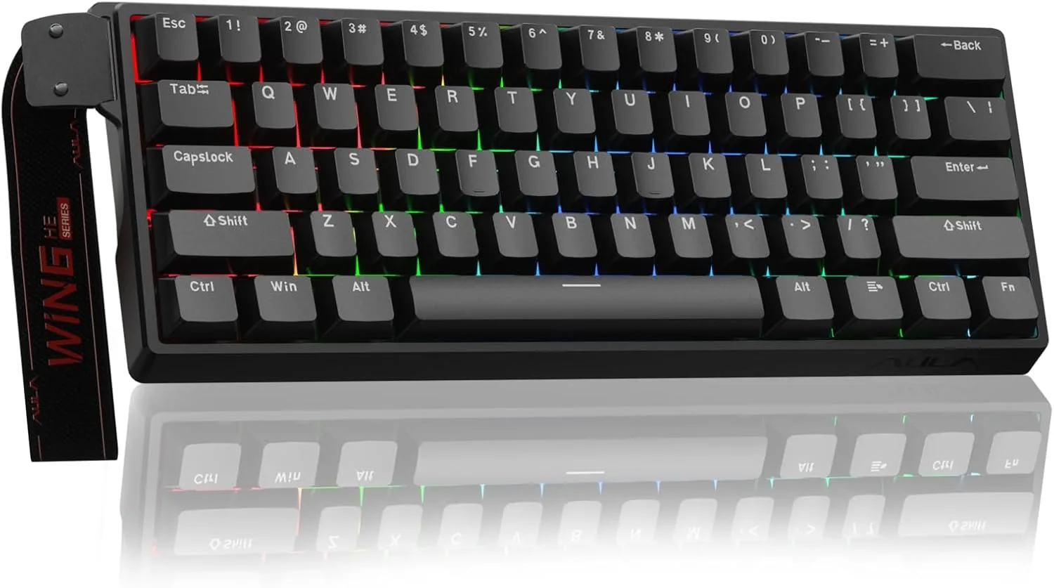 Teclado Gamer Corbobo Aula WIN60 HE 60% Mecánico con Switch Magnético Hot Swappable RGB