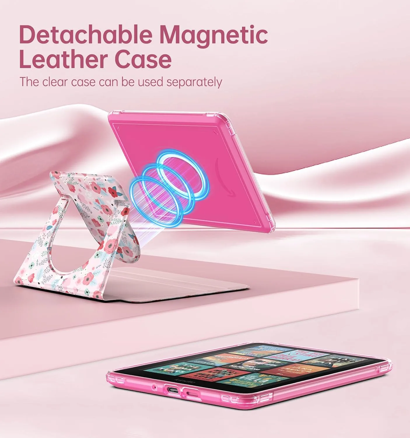 MoKo 360°Rotating Case for 7" Kindle Paperwhite 12th Gen 2024 & Colorsoft