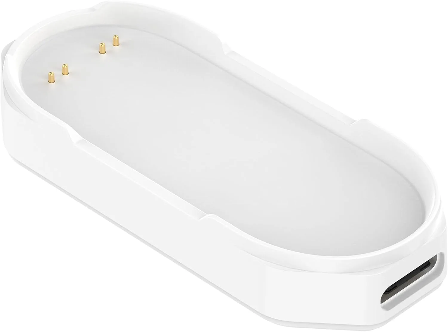 Base cargadora magnética Ruentech para PLAUD NotePin grabadora de voz blanca