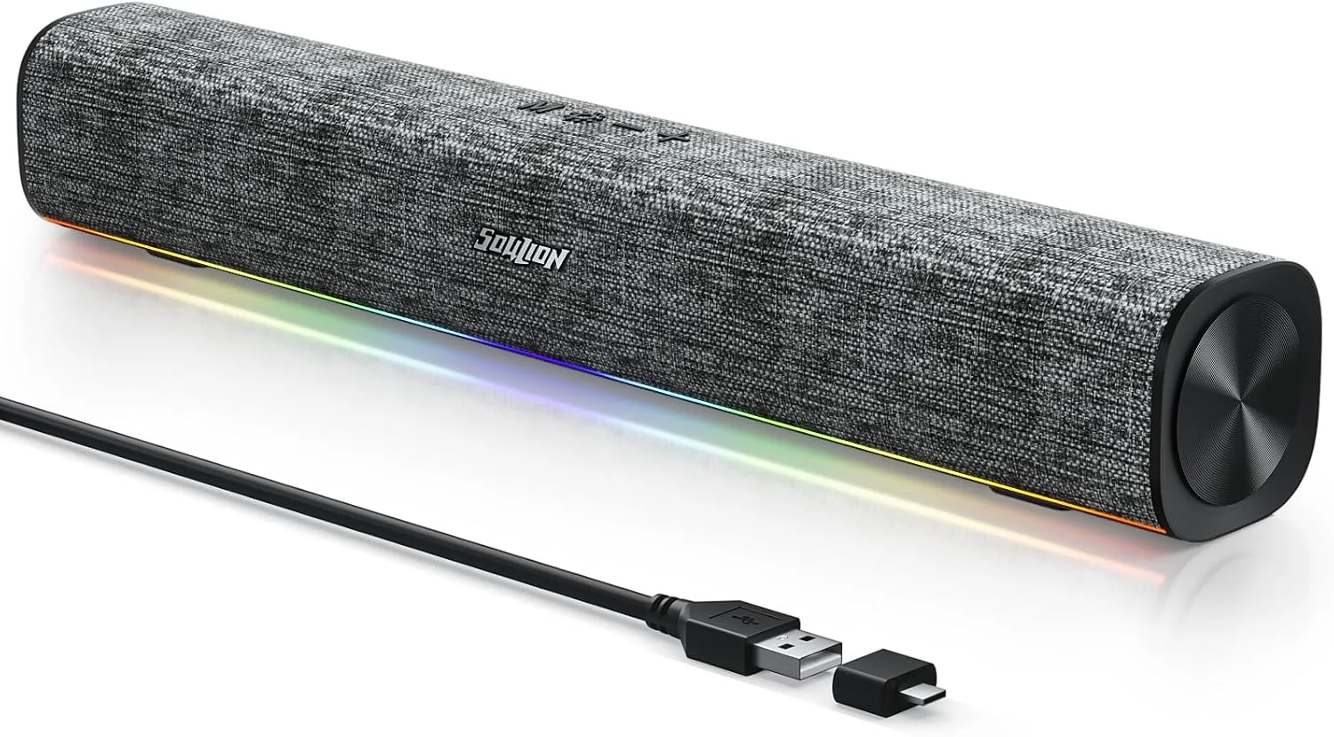 SOULION Bluetooth Computer Speakers for Desktop PC, USB Plug & Play