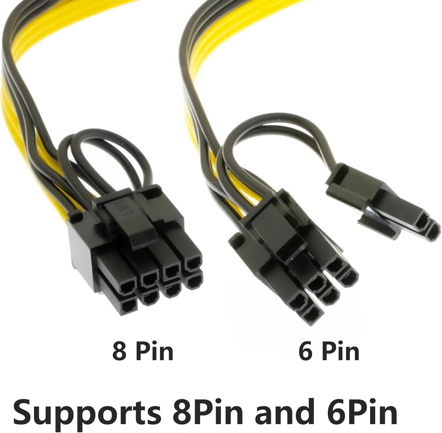 6 Pin Female to 8 Pin Male Video Card GPU Power Supply Cable (20.5inch 52cm)