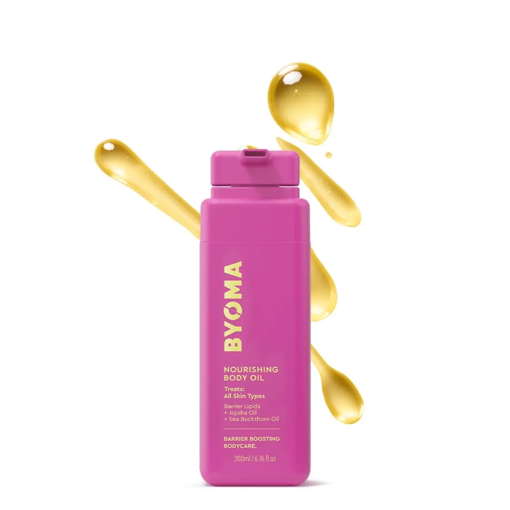 BYOMA Nourishing Body Oil, Lightweight, Fast-Absorbing Body Oil (200ml)