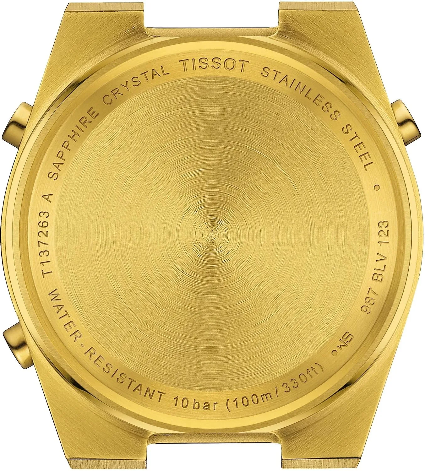 Tissot PRX Digital, Swiss Quartz, 35 mm, Gold Dial, Women's Watch