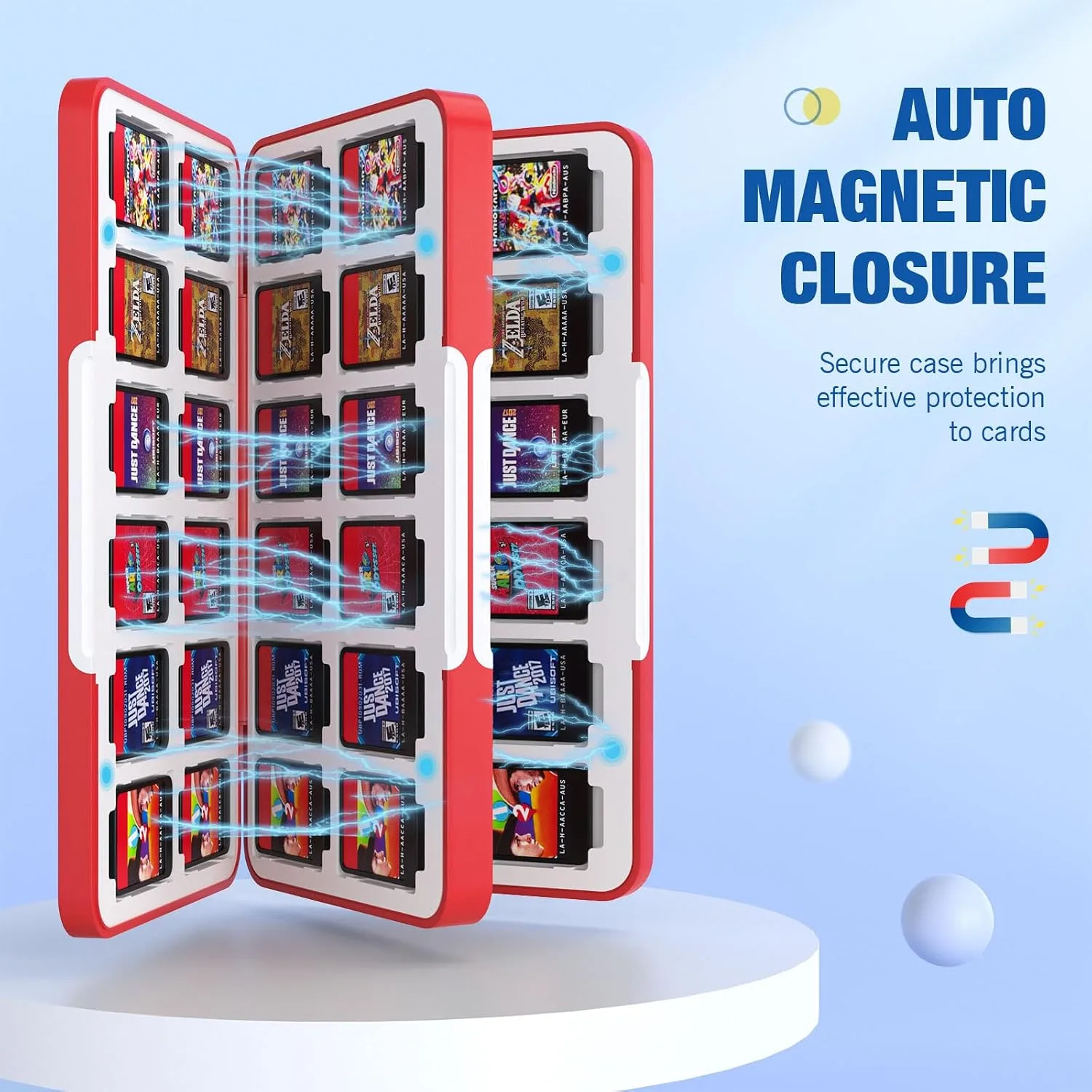 MoKo 48 Game Card Case Compatible with Nintendo Switch 2/Switch OLED/Lite