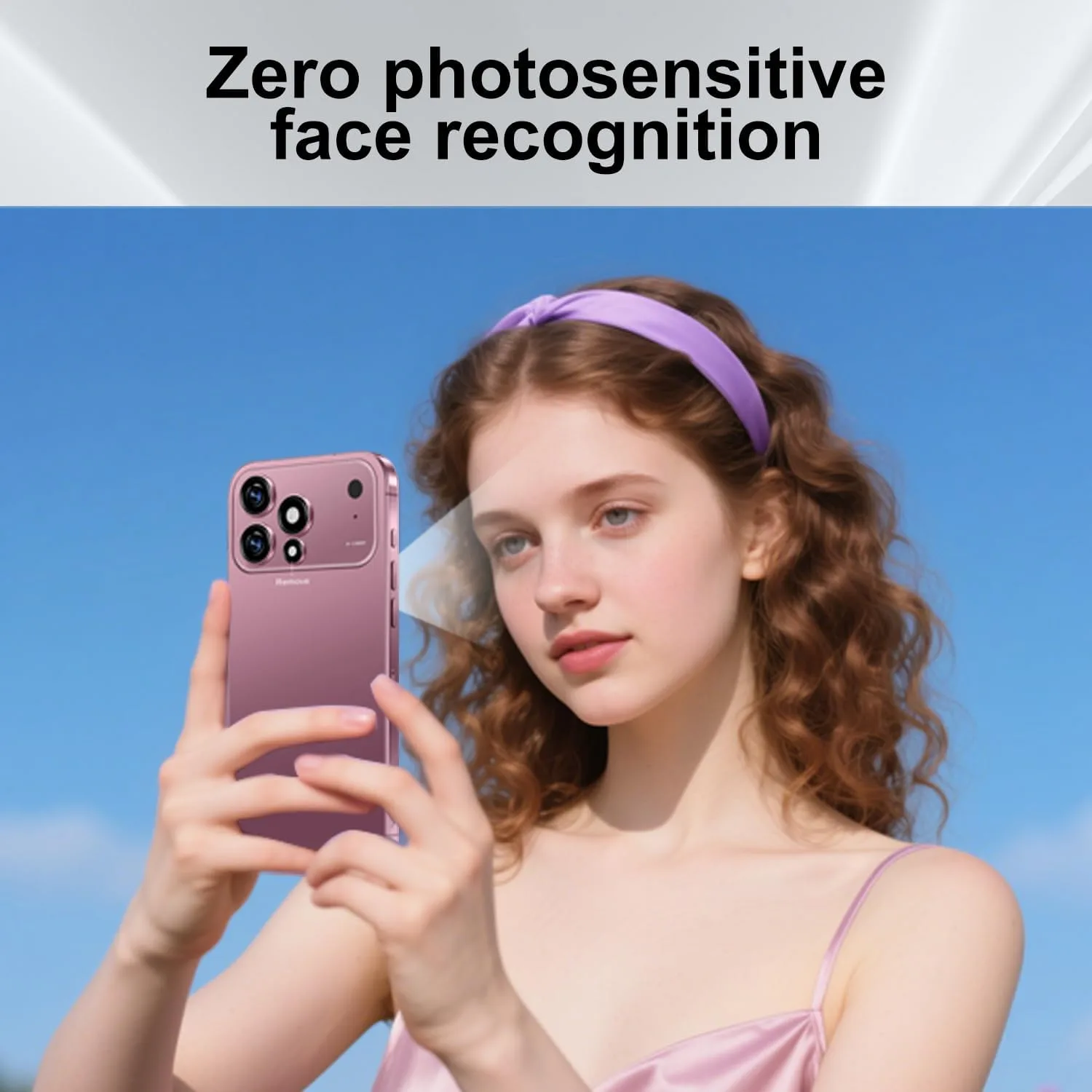 Huness 17 PM 16+1TB Unlocked Cell Phone,6.9" HD Screen Unlocked Phones,Android 15 7000mAh Long Battery Life Smartphone,5G/Dual SIM/Fingerprint Button Unlock/Photos/Face ID (Rose Gold)