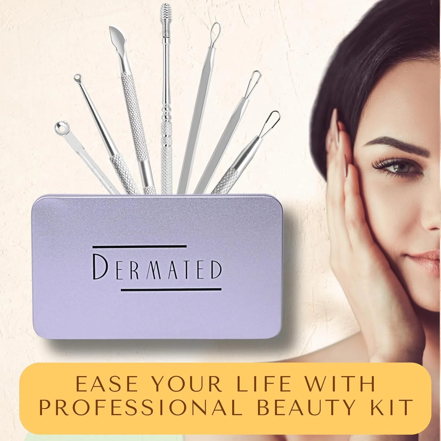 16 Pcs Pimple Popper Tool Kit Blackhead Remover, 410 Grade Stainless Steel