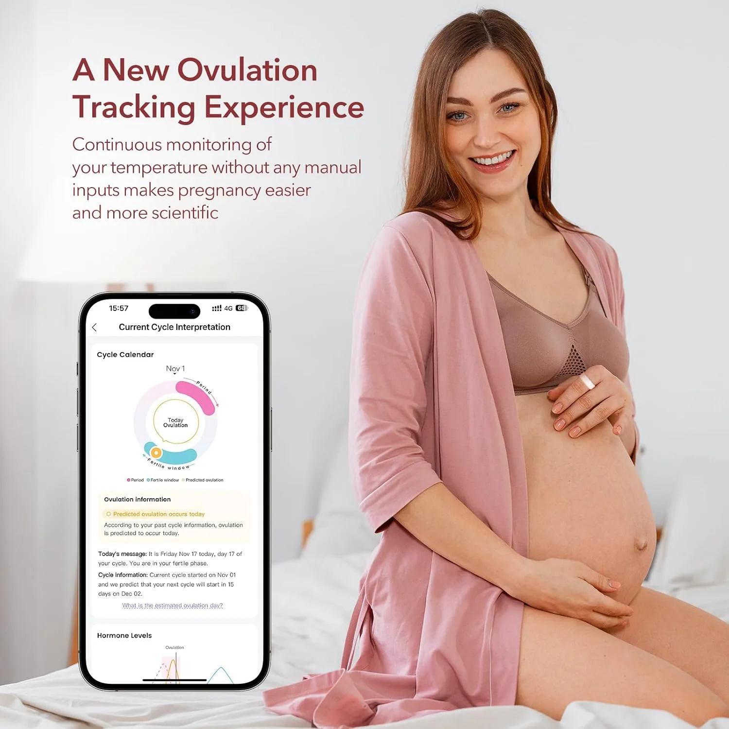 femometer Ring Gen1 for Fertility and Ovulation Tracking, Size8