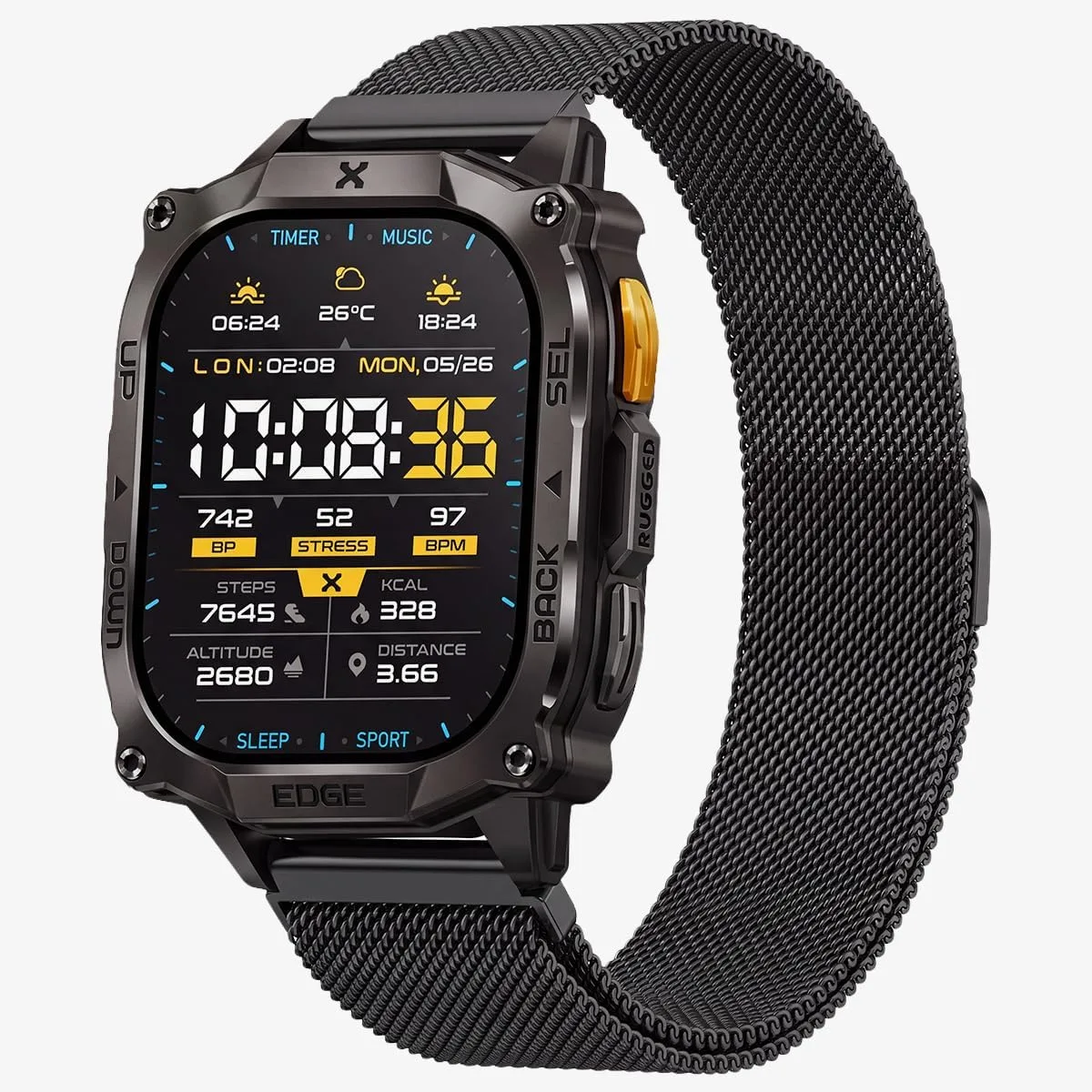 CARBINOX 22mm Quick Release Watch Bands, Fits Any 22mm Watch