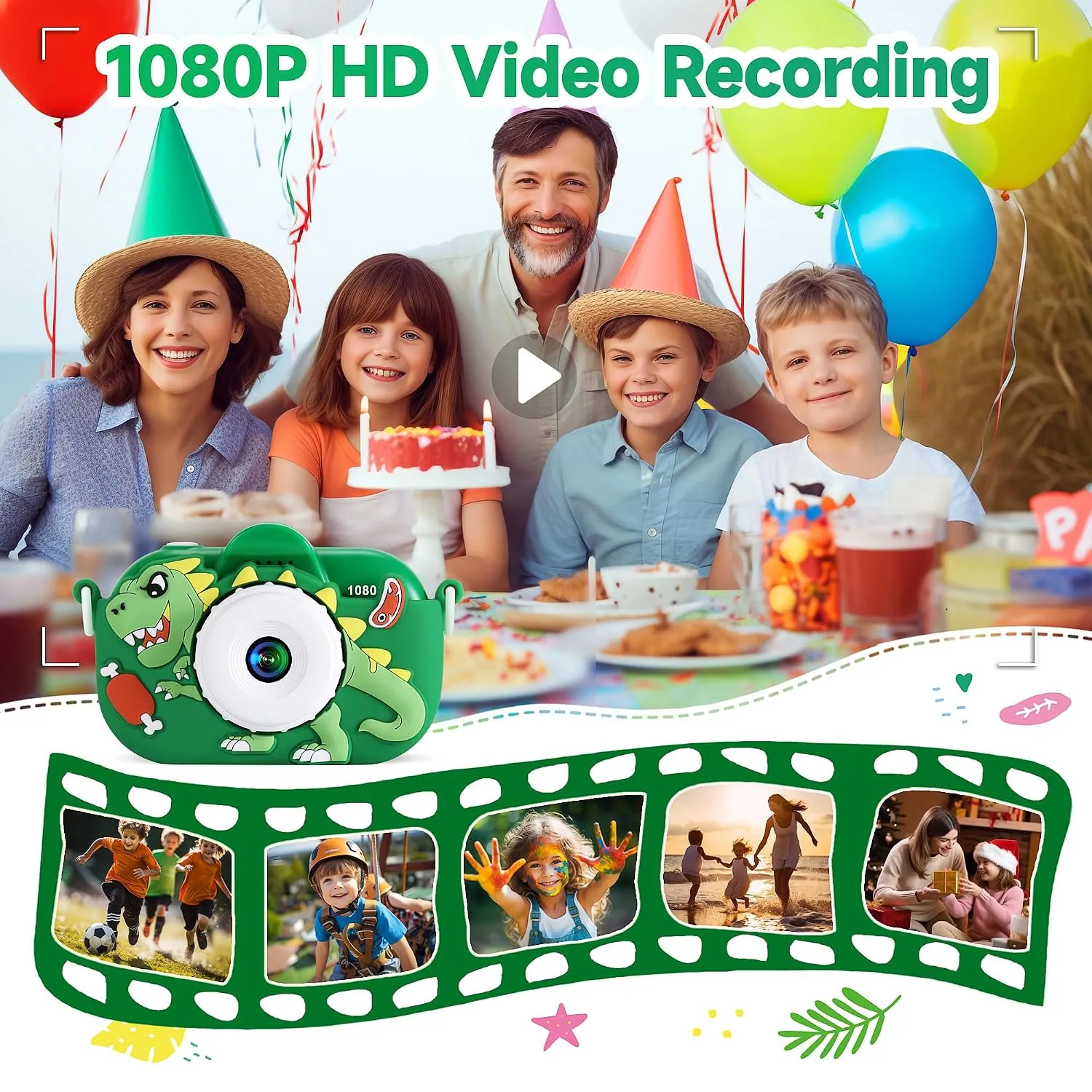 YEEHAO Christmas Birthday Gifts for Grandkids, Stocking Stuffers for Kids Camera