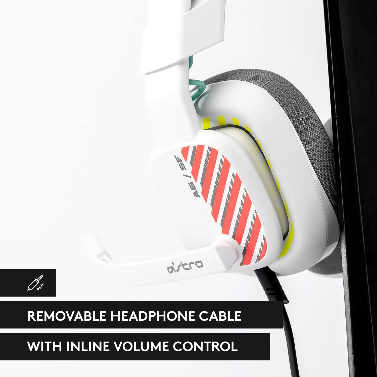 Logitech G Astro A10 Gen 2 Wired Gaming Headset - White/PS Edition