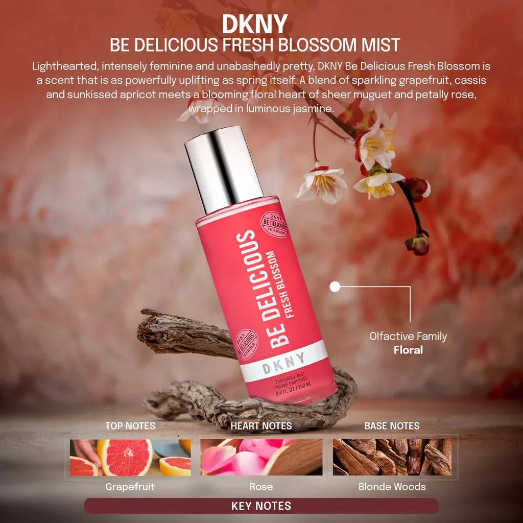 DKNY Be Delicious Fresh Blossom Fragrance Mist 8.4 Fl Oz