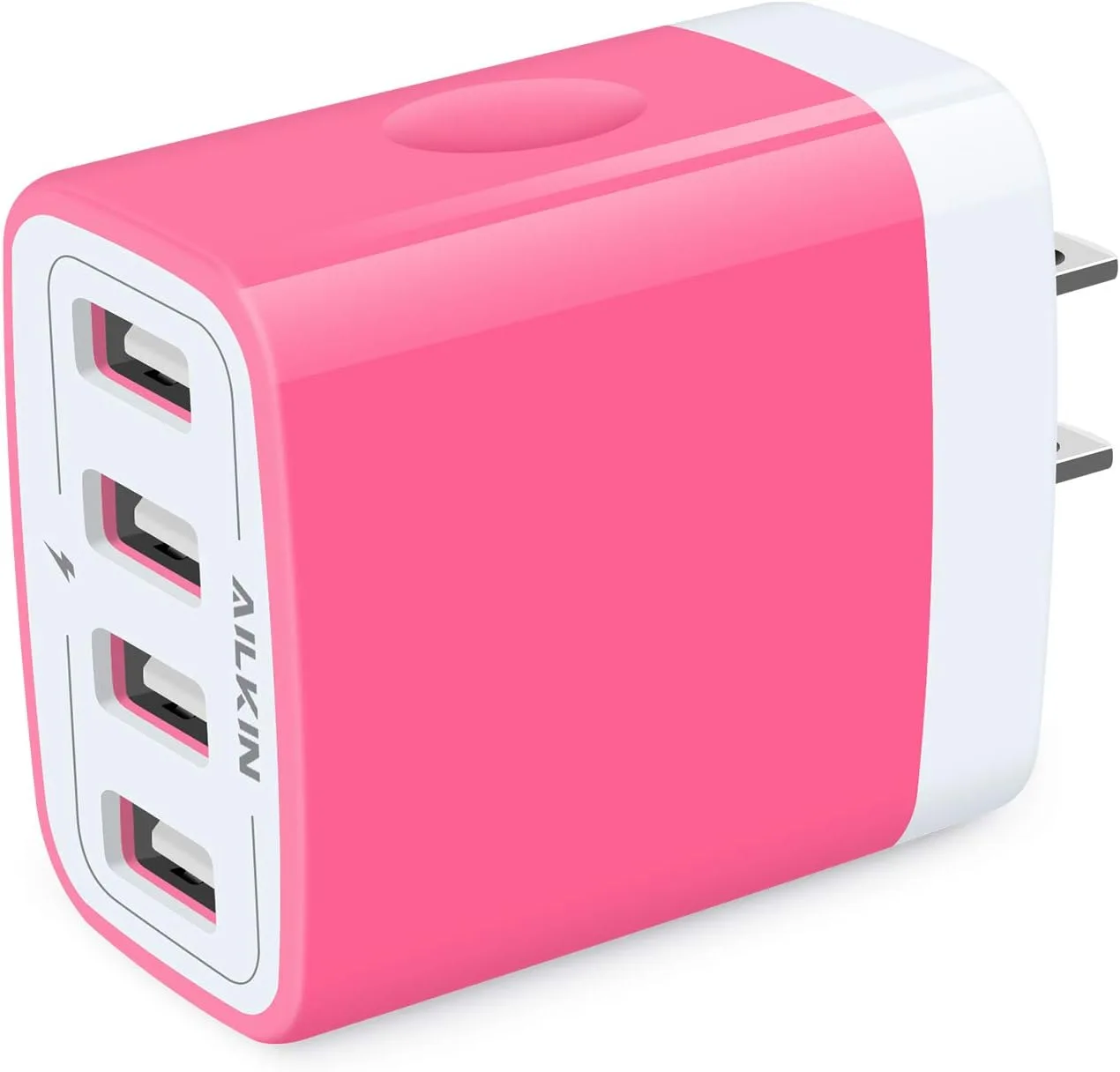 USB Charger Cube, Wall Charger Plug, AILKIN 4.8A 4-Muti Port USB Adapter
