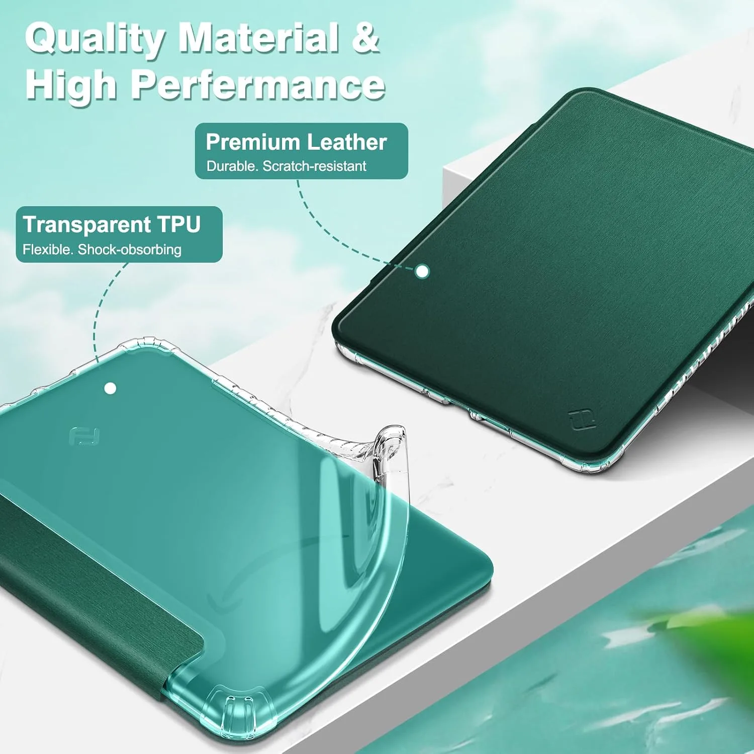 Fintie Clear Case for 7" Kindle Paperwhite 12th Gen 2024 & Kindle Colorsoft