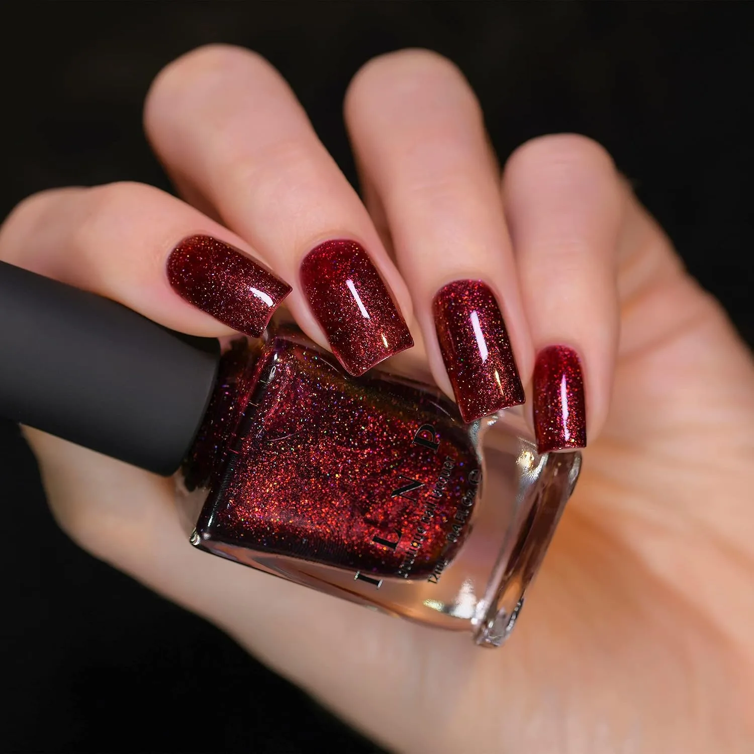 ILNP Carrie - Blood Red Holographic Nail Polish