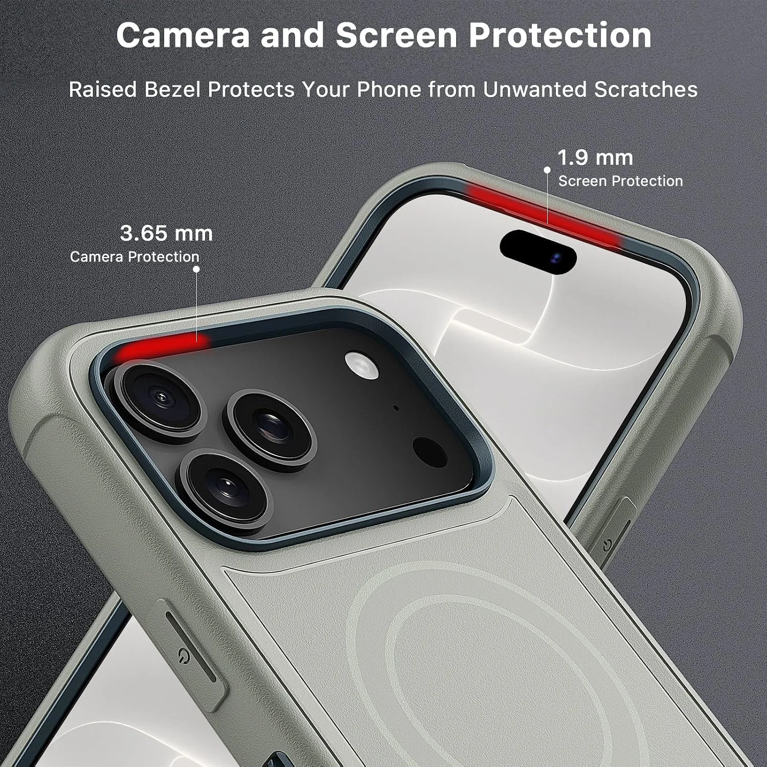 M MYBAT PRO for iPhone 18 Pro Case with Belt Clip Holster,Magnetic Case