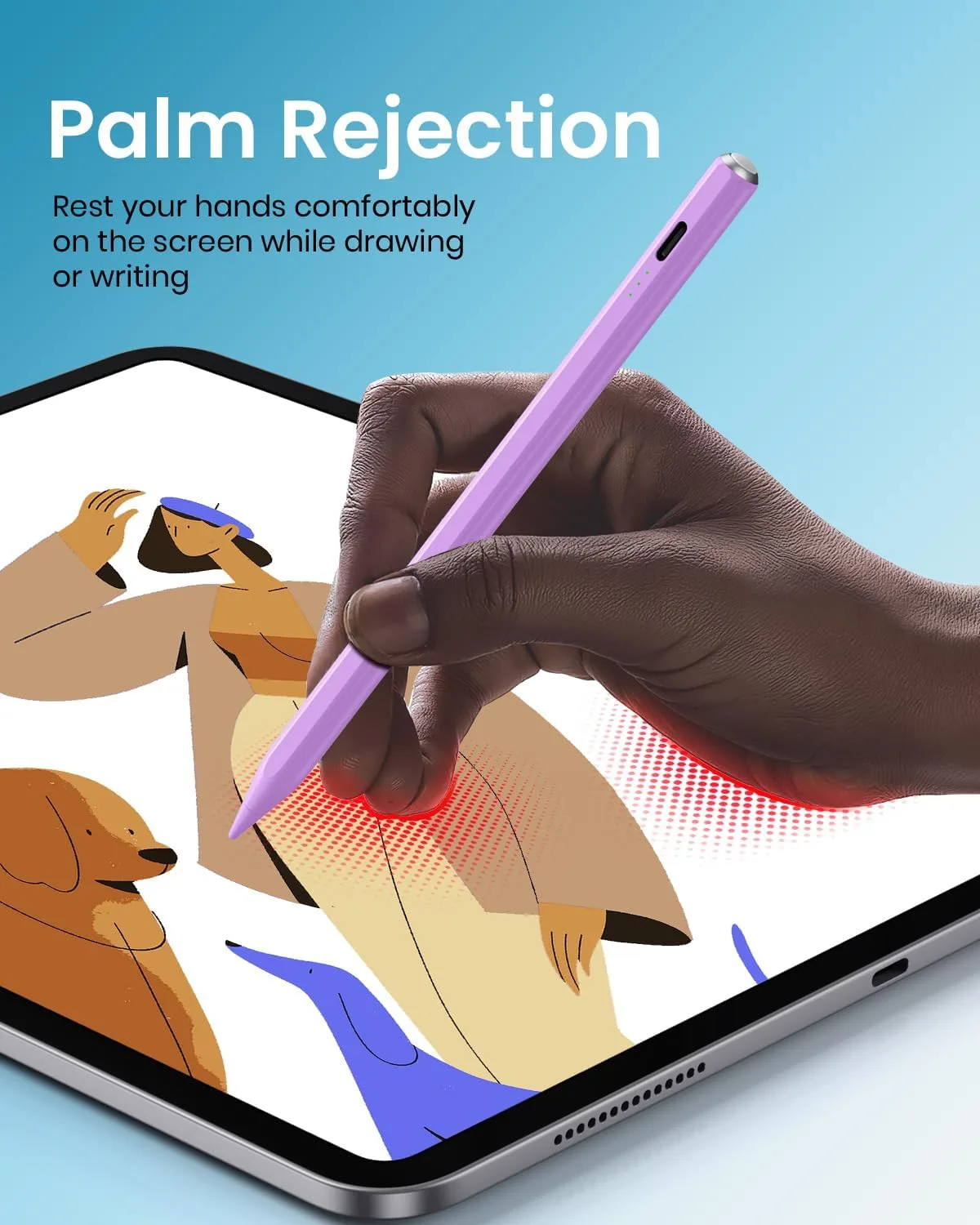 Hastraith Stylus Pen for iPad 2018-2026, 2X Faster Charge Apple iPad Pencil