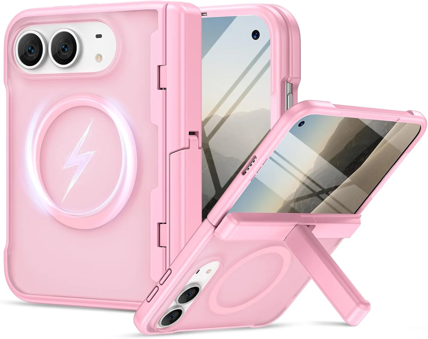 Funda para iPhone Vego Magnetic Duo Fold con soporte compatible con Magsafe