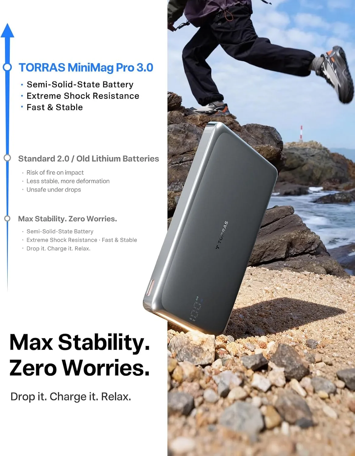 TORRAS MiniMag Pro iPhone 18 Pro Max Portable Charger Power Bank, 10000mAh