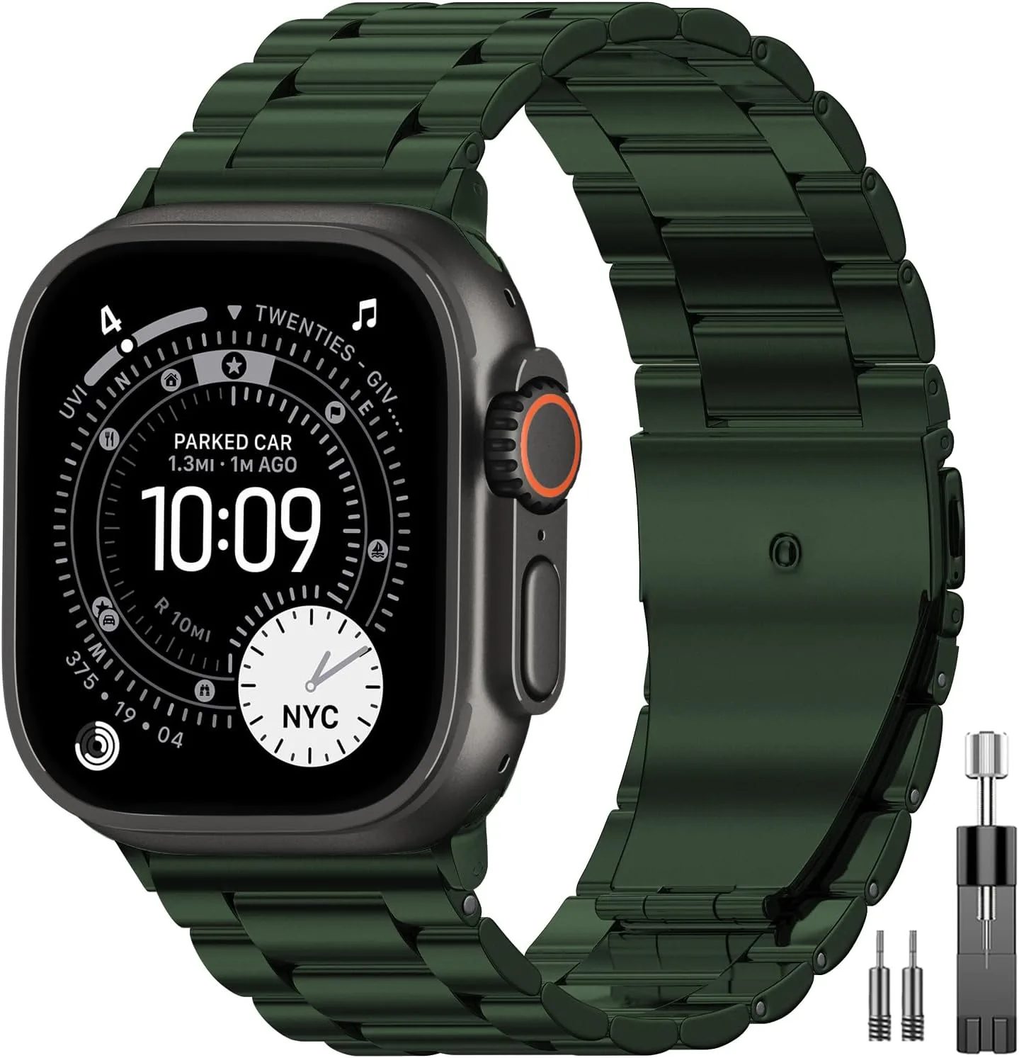 Correa para Apple Watch Epuly Acero Inoxidable 42-49mm Ajustable