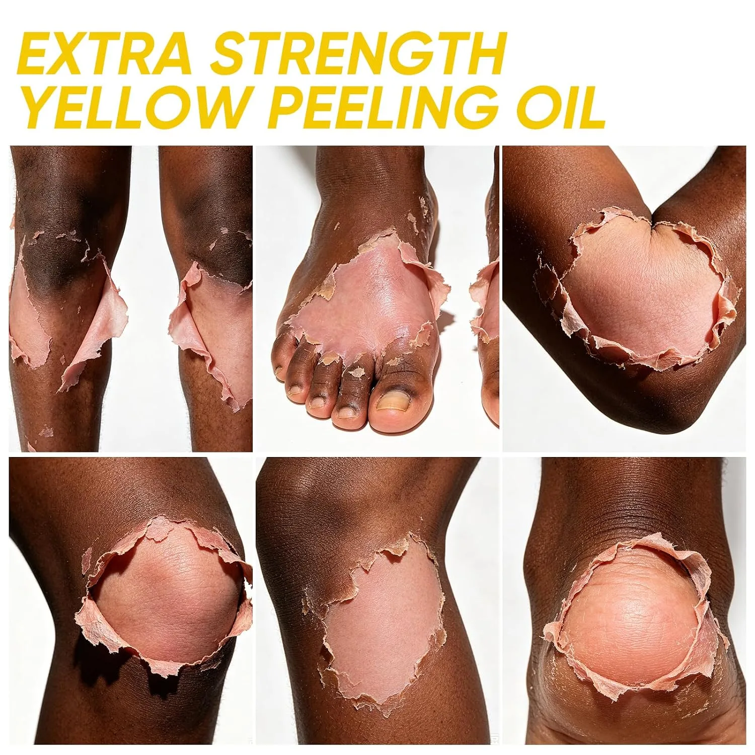 Vitamin C Yellow Peeling Oil Chemical Peel at Home Body Exfoliant 3.72 OZ