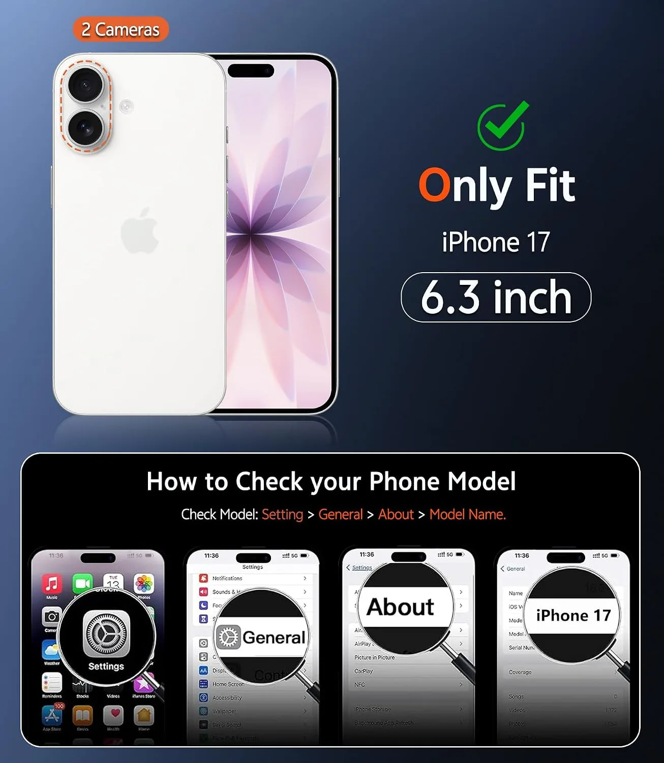 FNTCASE for iPhone 17 Phone Case Compatible with Magsafe Matte Phonecase