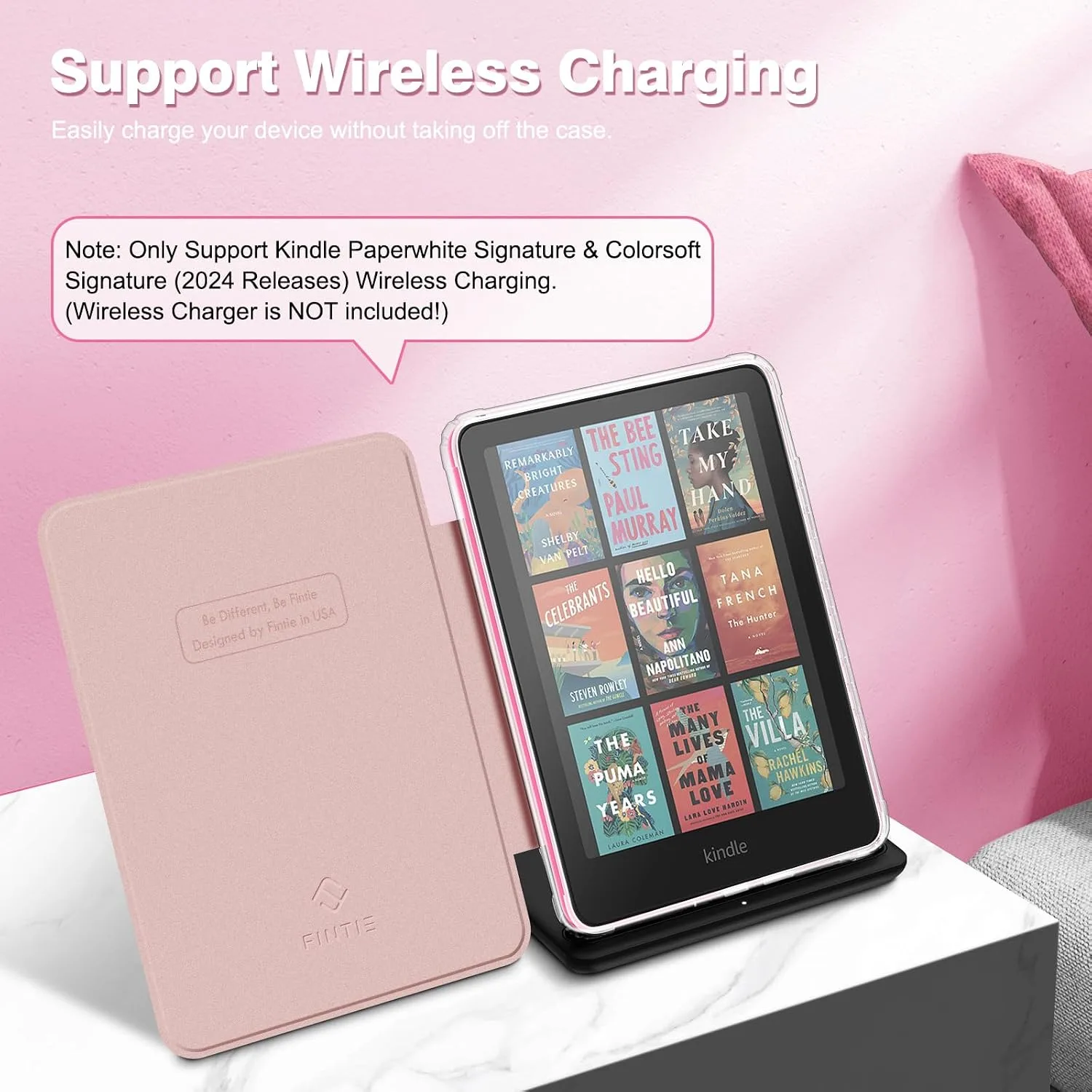 Fintie Clear Case for 7" Kindle Paperwhite 12th Gen 2024 & Kindle Colorsoft