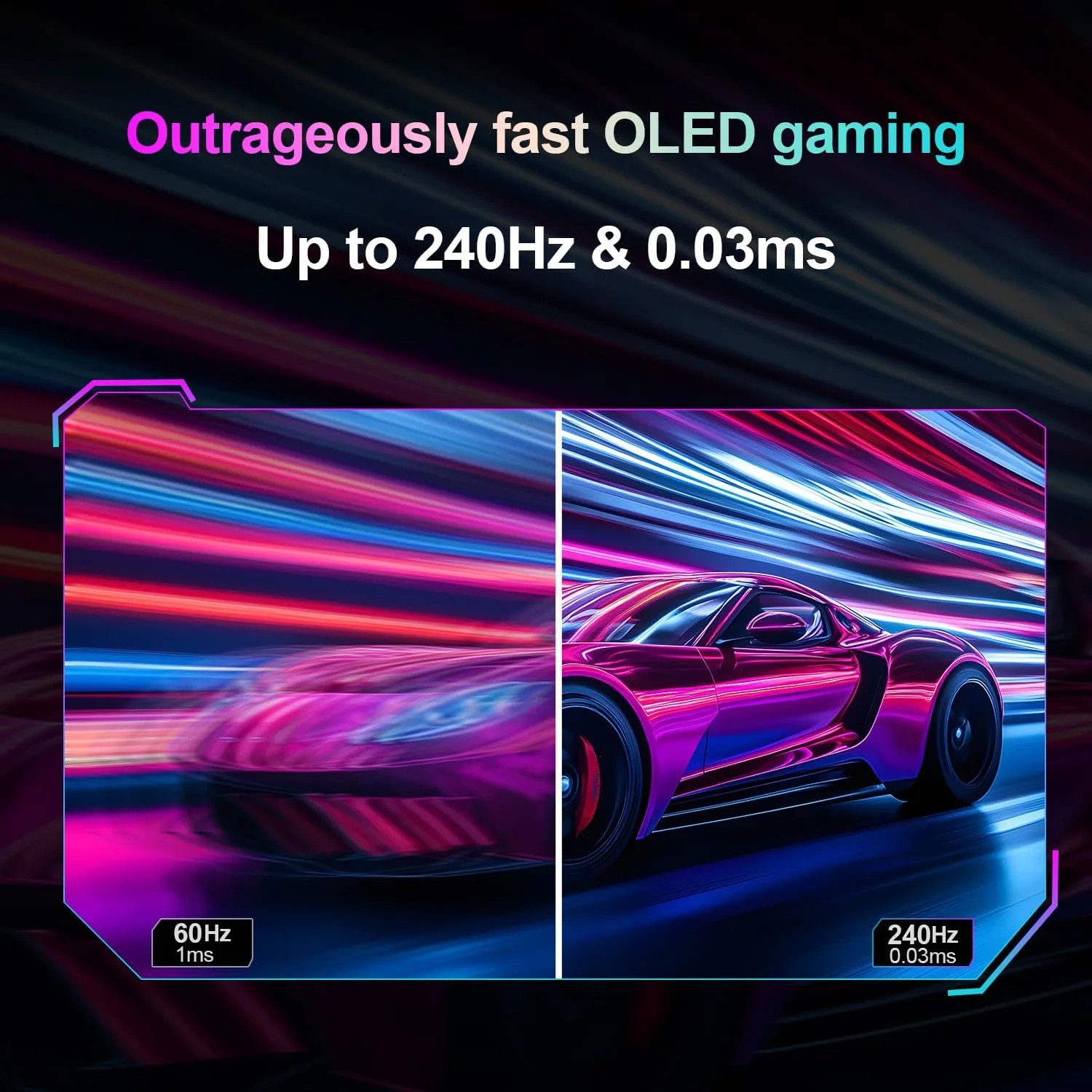 ArcticPro 27 Inch QD-OLED Gaming Monitor 240Hz, QHD 1440p, 0.03ms(GtG)