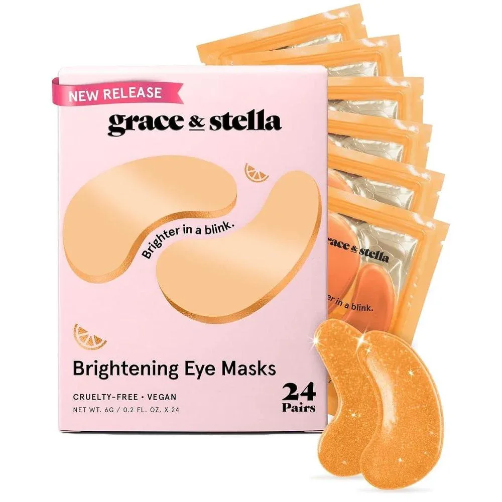 Mascarilla Facial Grace & Stella Parches Contorno de Ojos con Vitamina C 24 pares