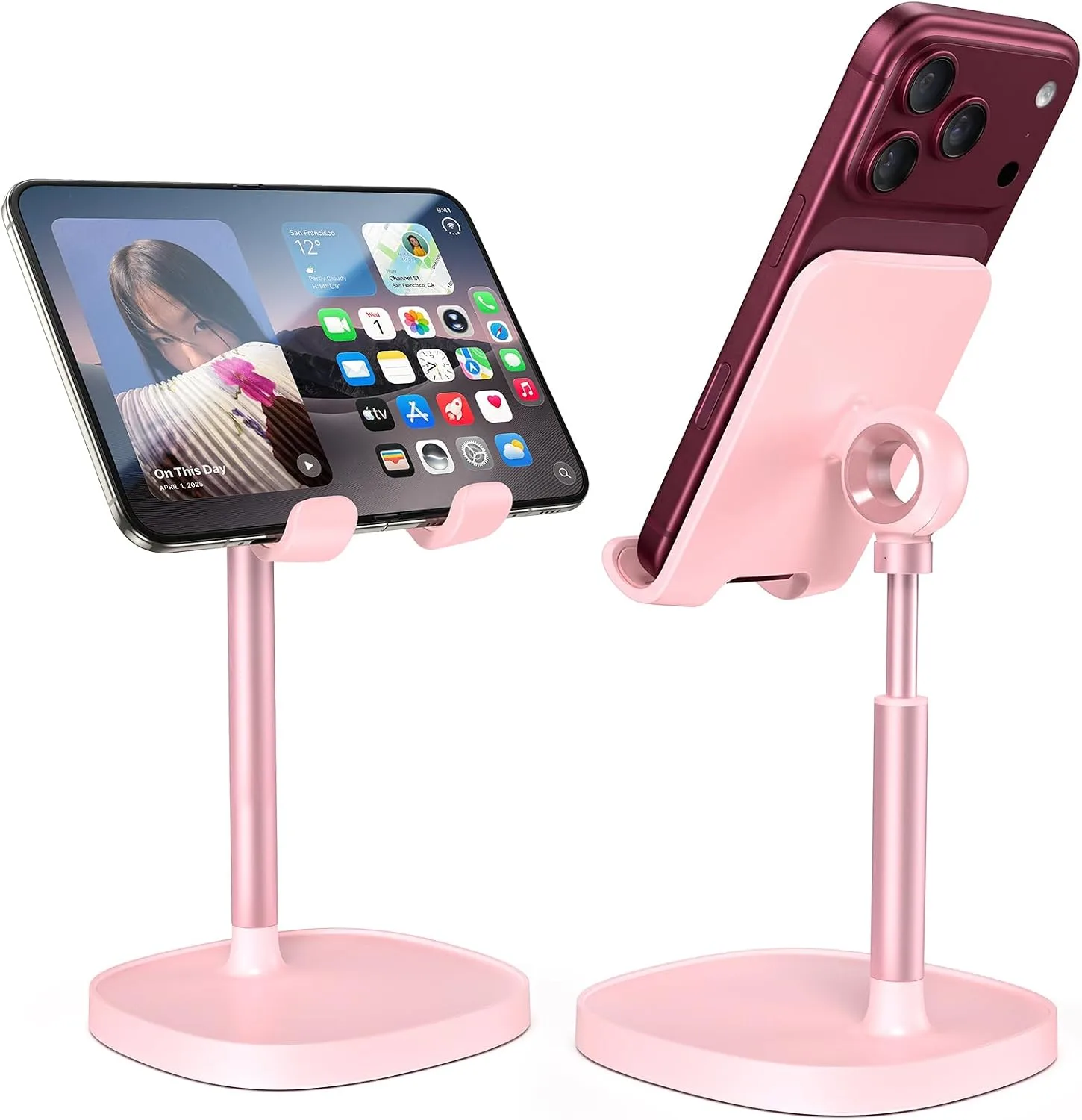 LISEN Cell Phone Stand Phone Holder for Desk, Gaming for Nintendo Switch